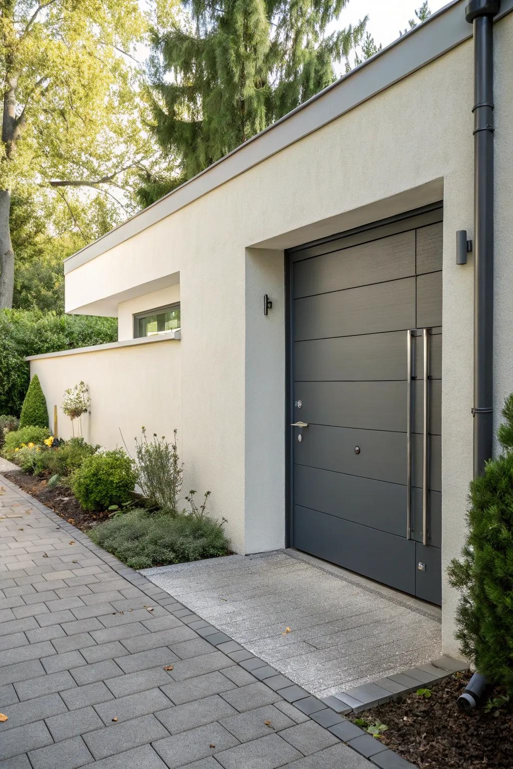 Covered hinges offer a sleek and seamless look.