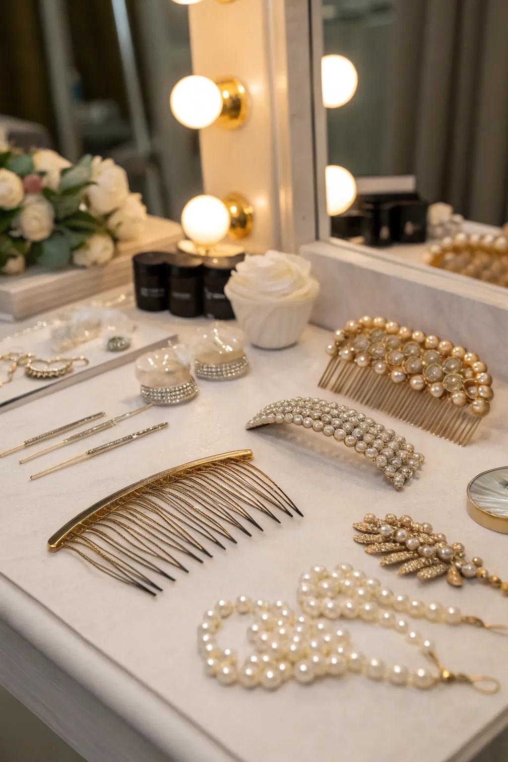 Head adornments enhance any look.