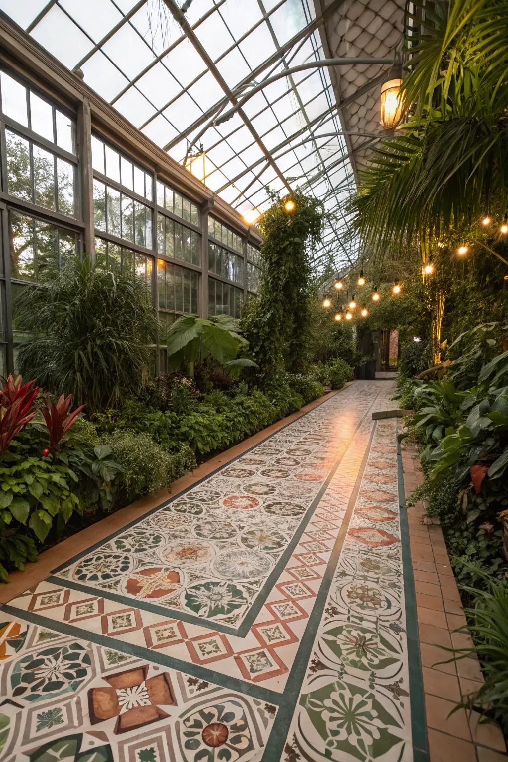 Designed layering adds flair and easy maintenance.