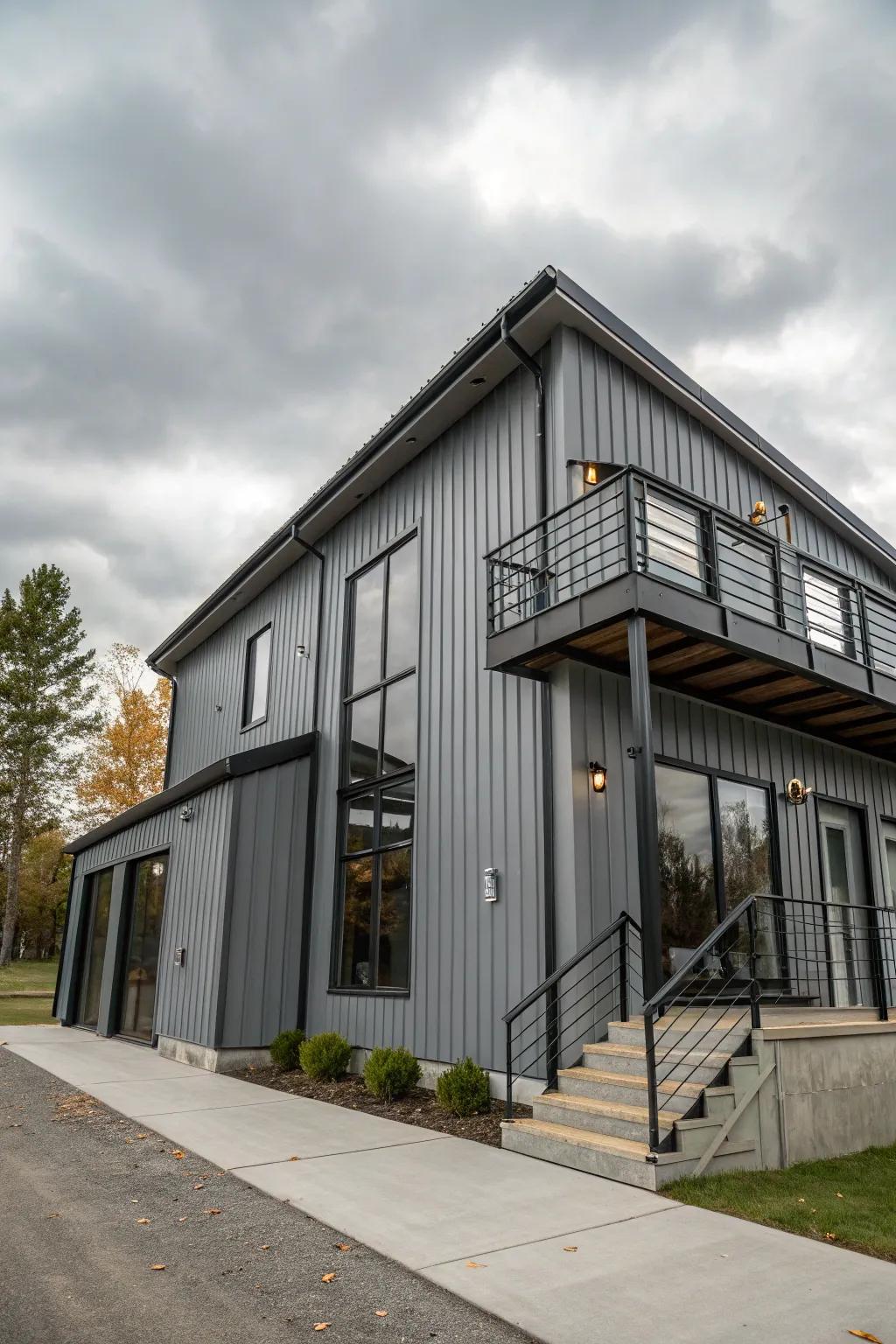 Modern twist achieved with an urban edge.