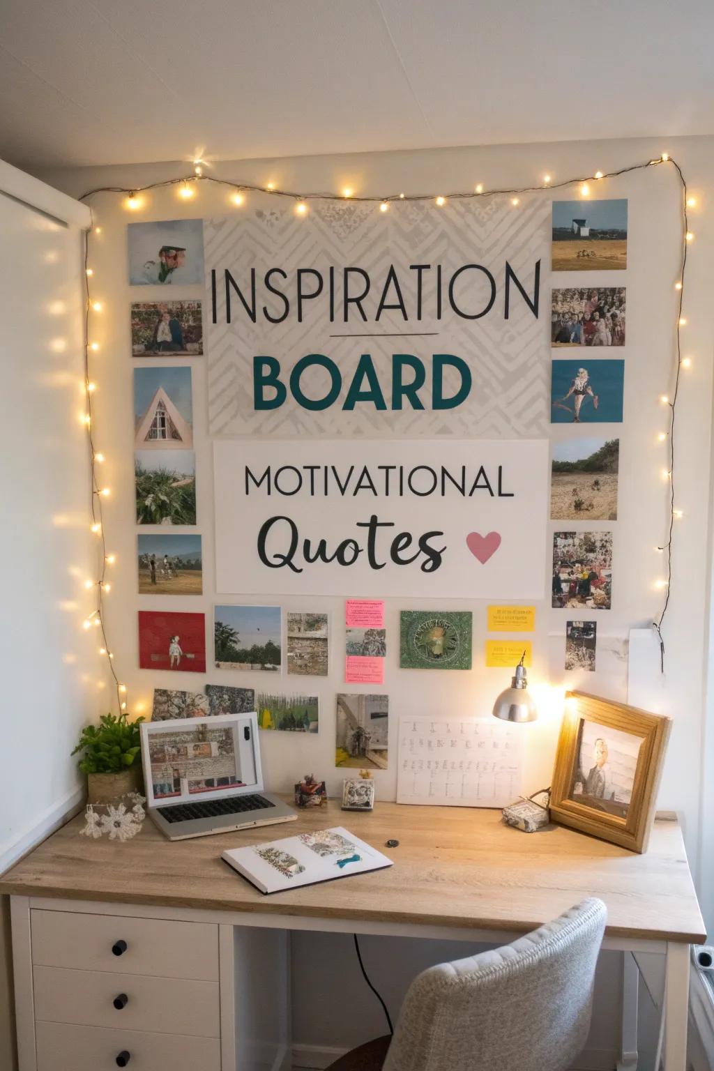 Maintain creativity using a dedicated board.