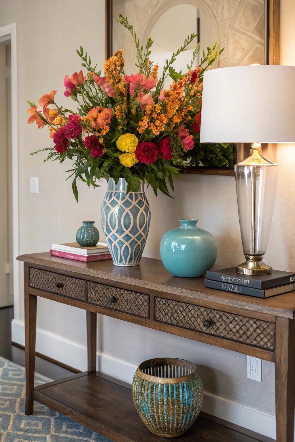 Don't be afraid of a splash of color.