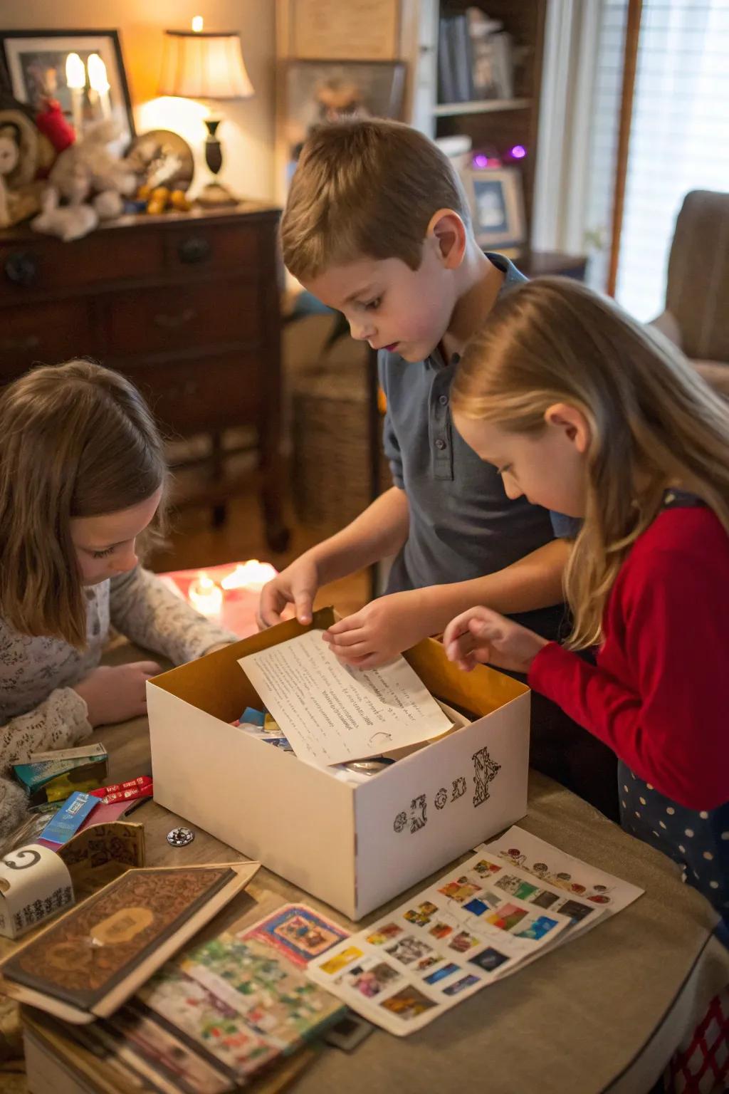 A time capsule captures the essence of today for the adventures of tomorrow.