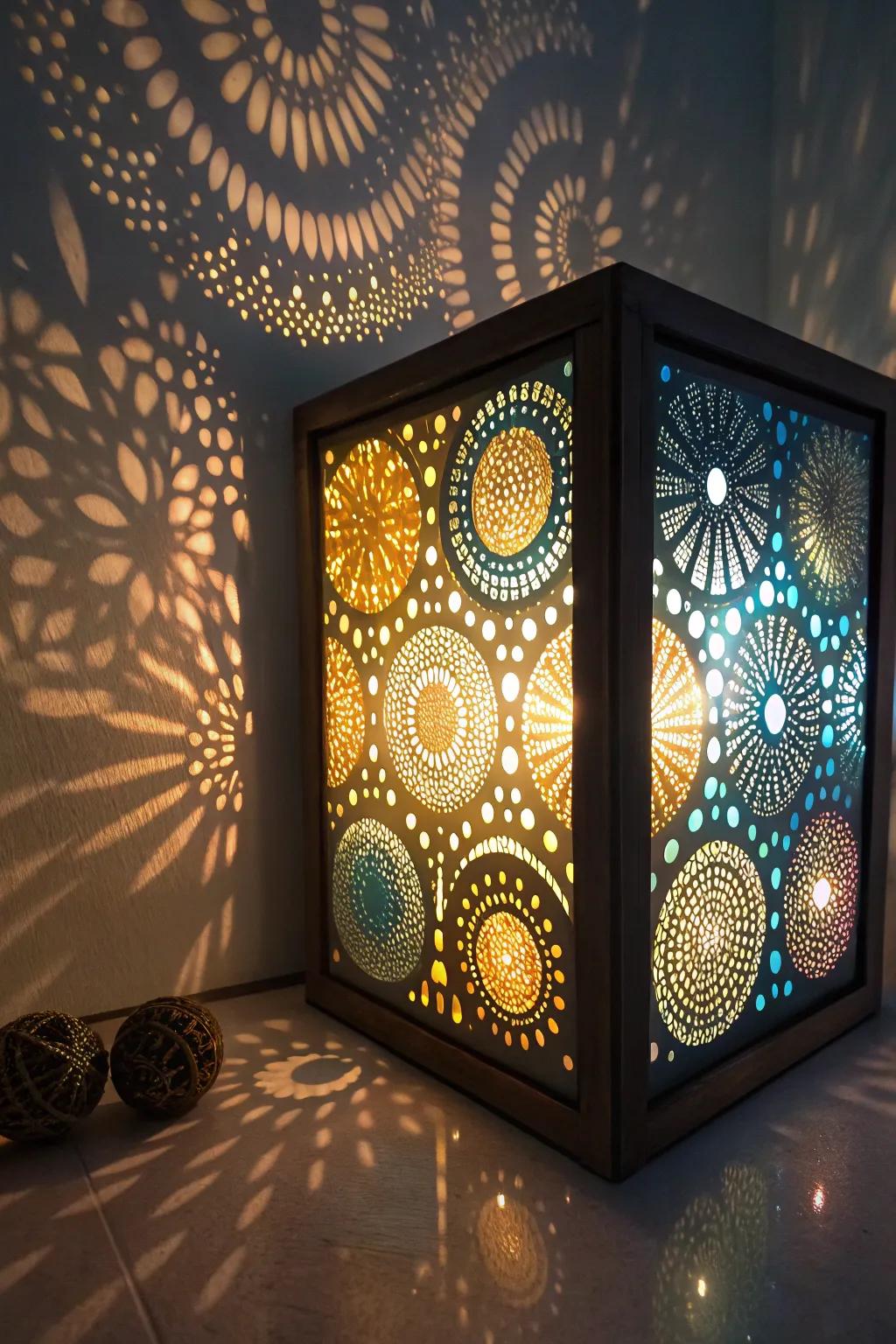 A dazzling light-replete Yuletide diorama