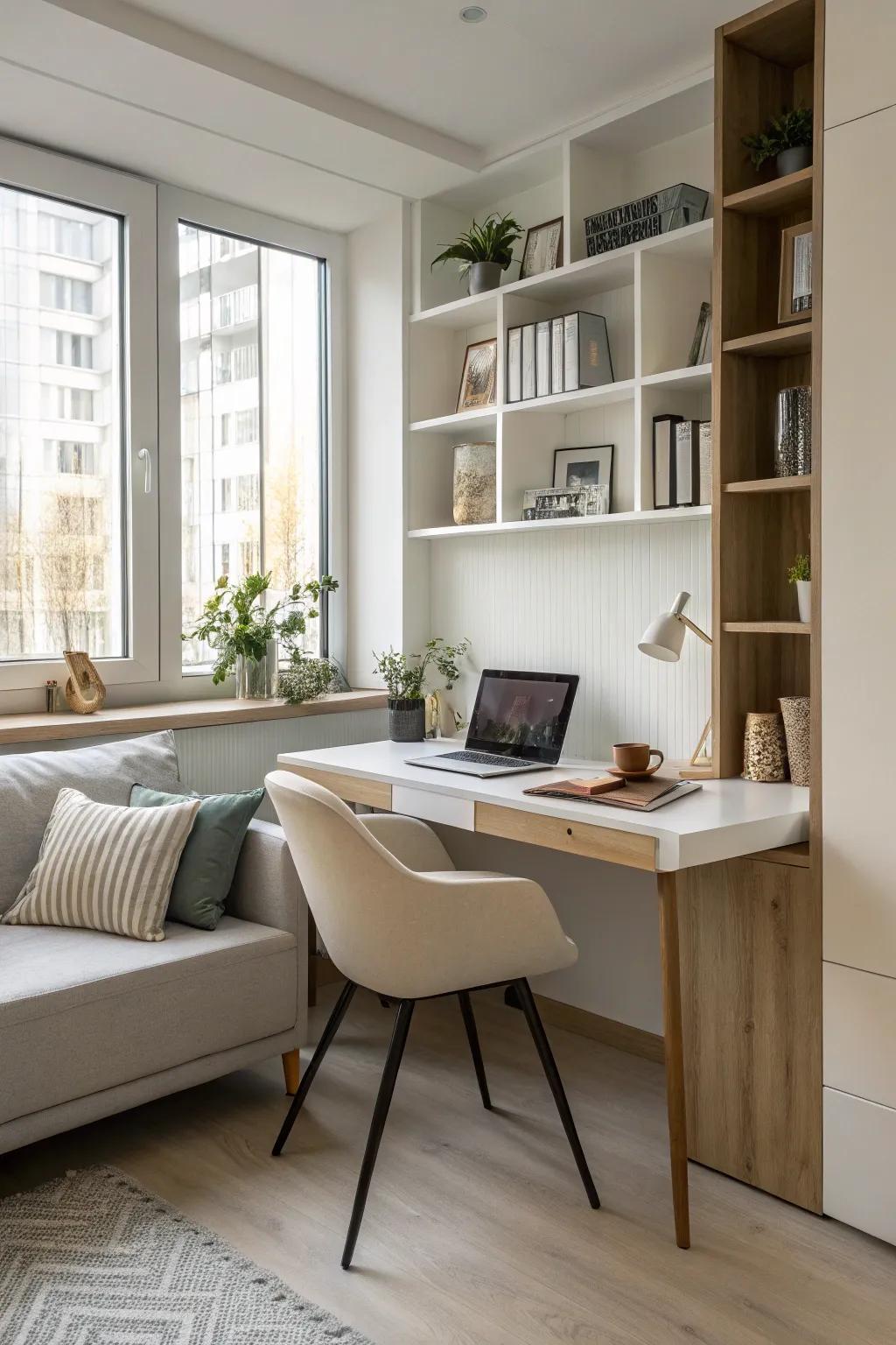 A minimalist design promotes a stress-free and focused environment.