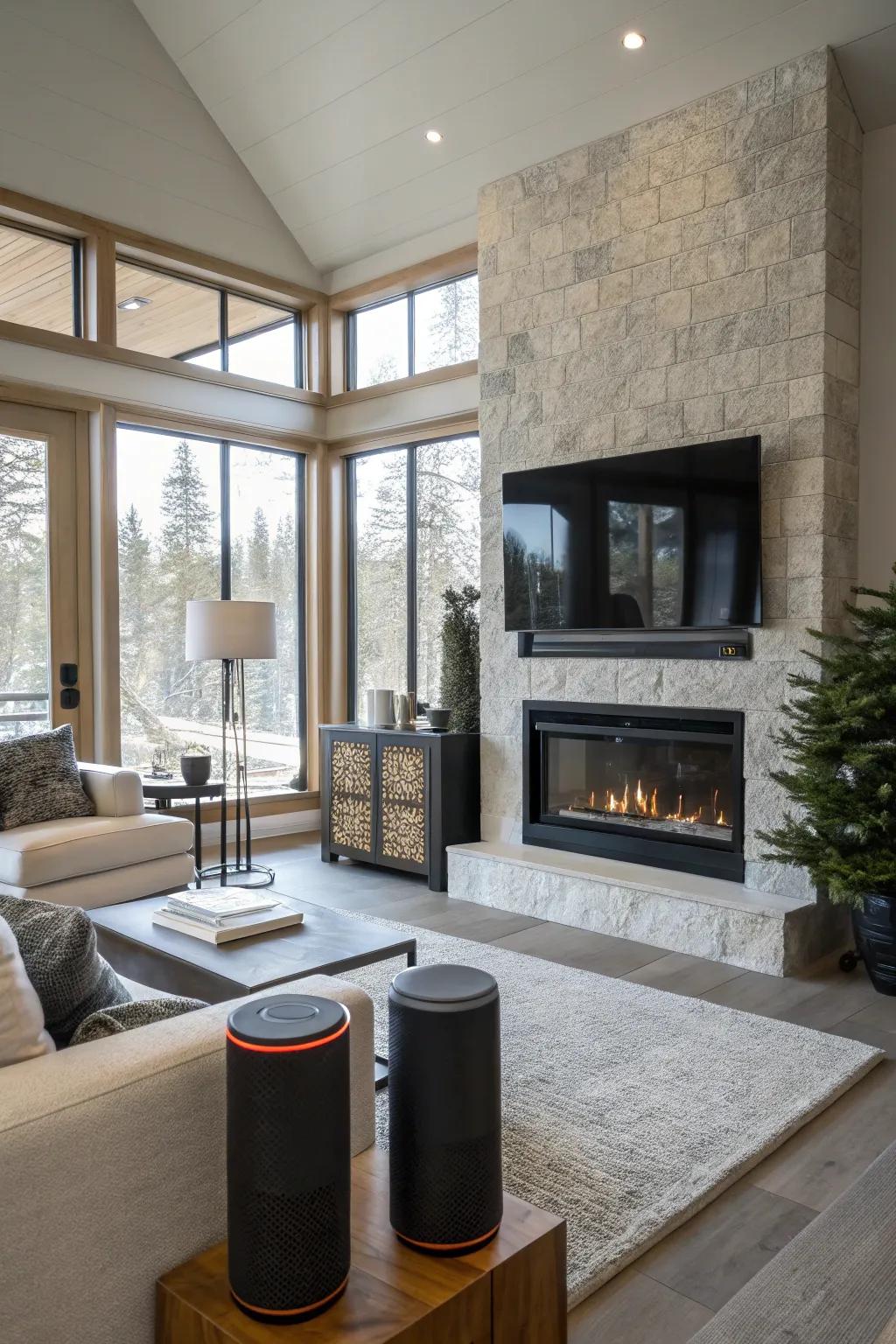 Smart technology integration injects convenience and style.