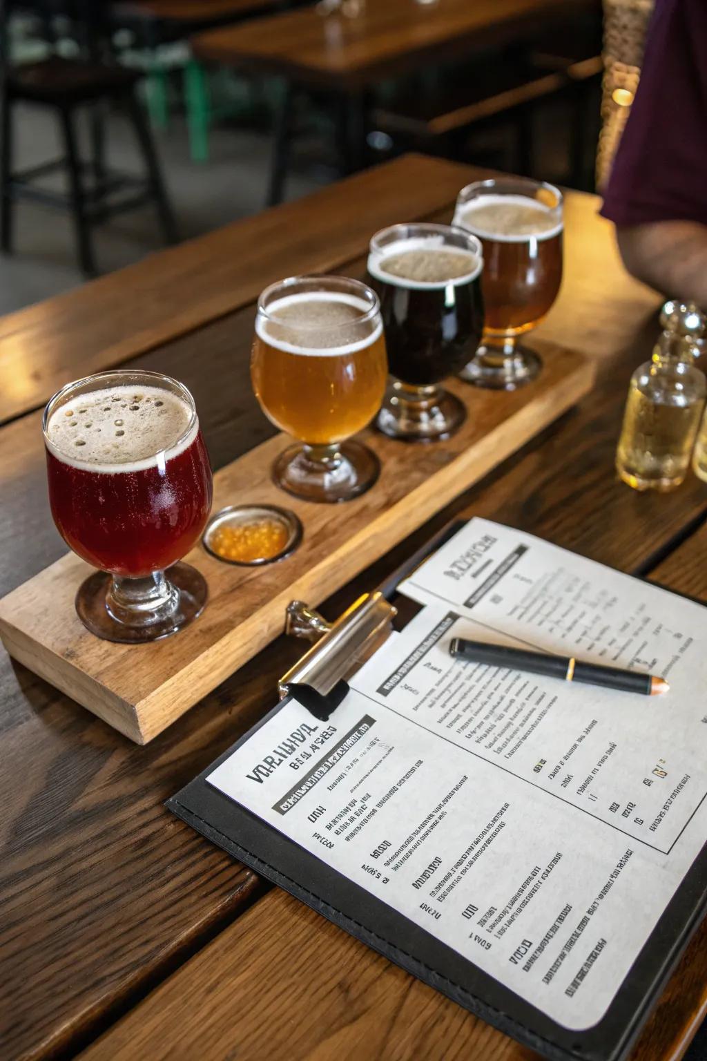 Discover new flavors with a curated expert drink sampling.