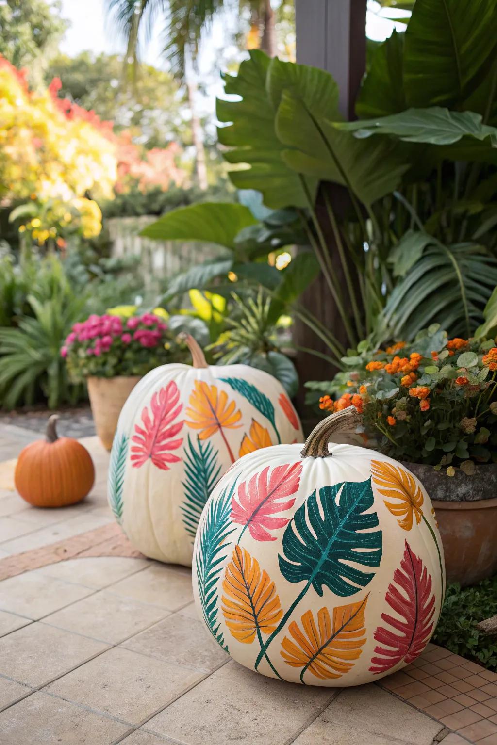 Introduce a hint of the tropics to your décor through vibrant designs.