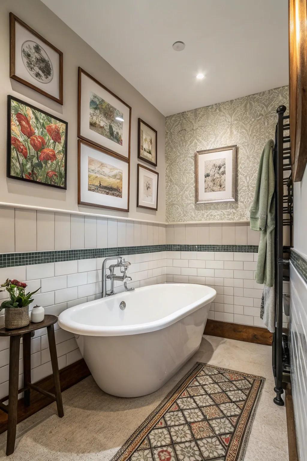 Art adds a personal touch and enhances character.