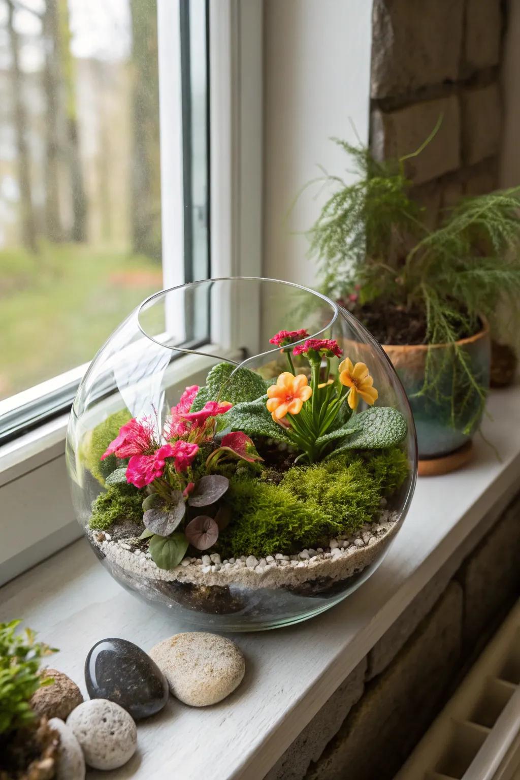 An enclosure brings a piece of the outdoors inside your home.