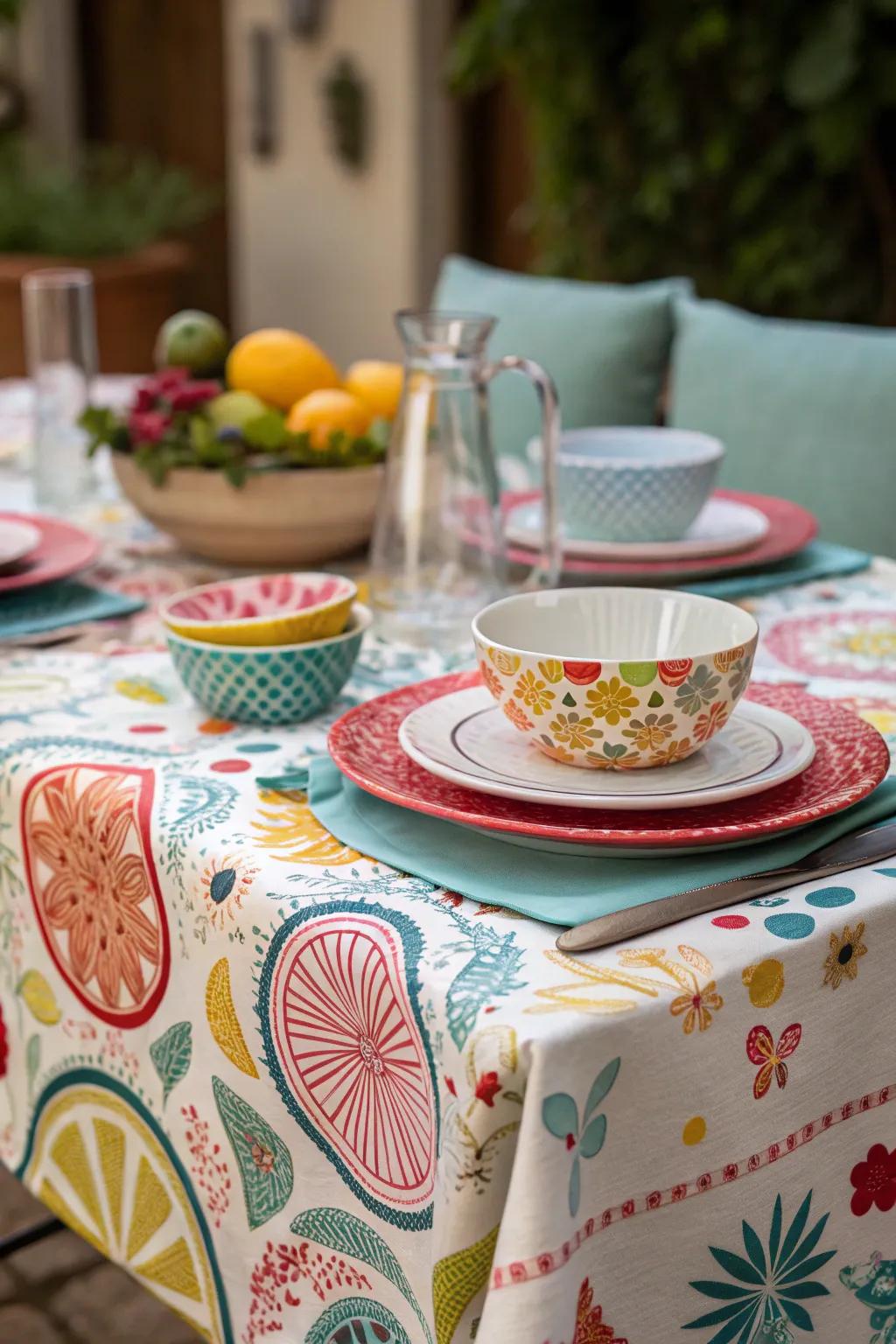 Fun patterns inject amusement and vibrancy.