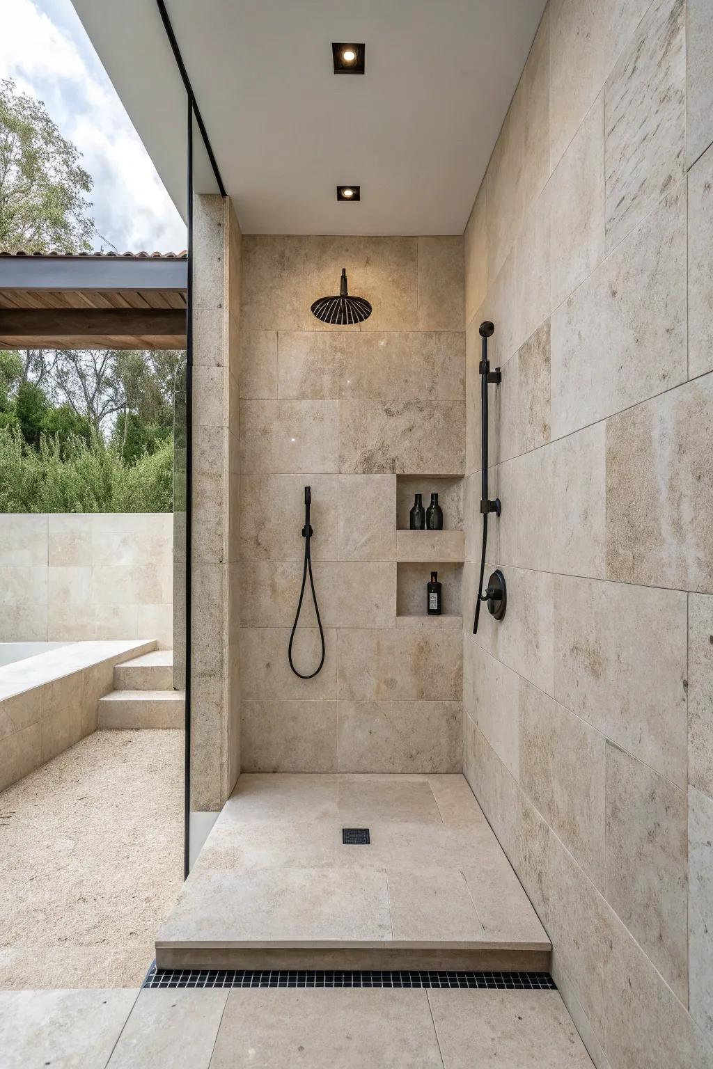 Minimalist designs emphasize the inherent beauty of stone.