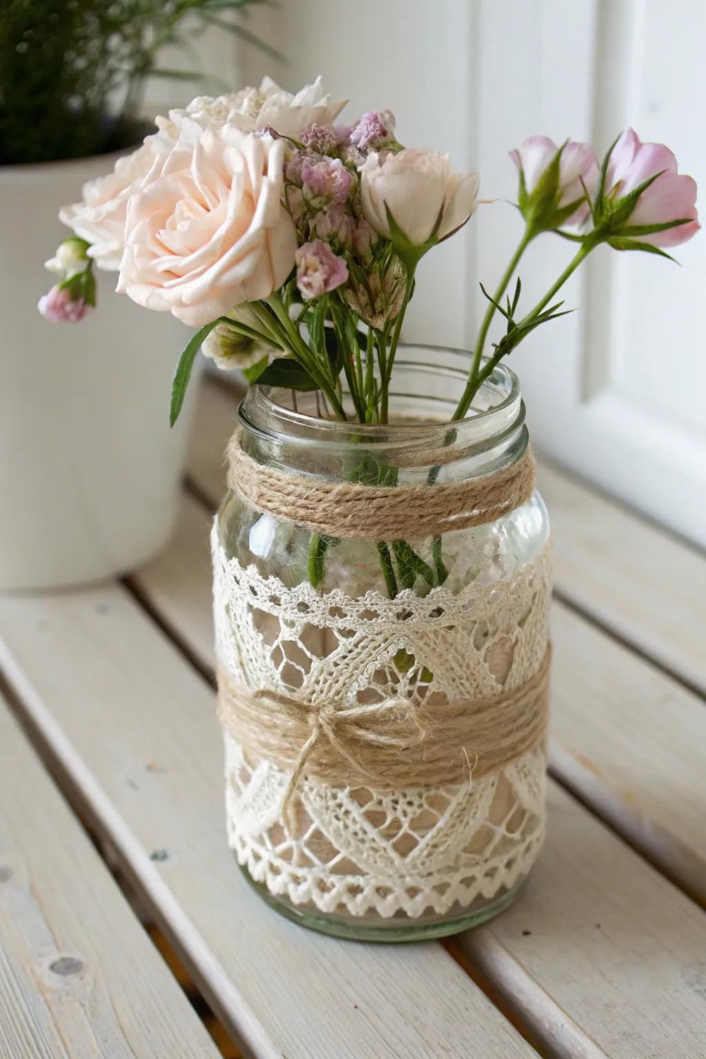 Embrace classic charm with this beautifully embellished vessel, a perfect blend of simplicity and elegance for your home.