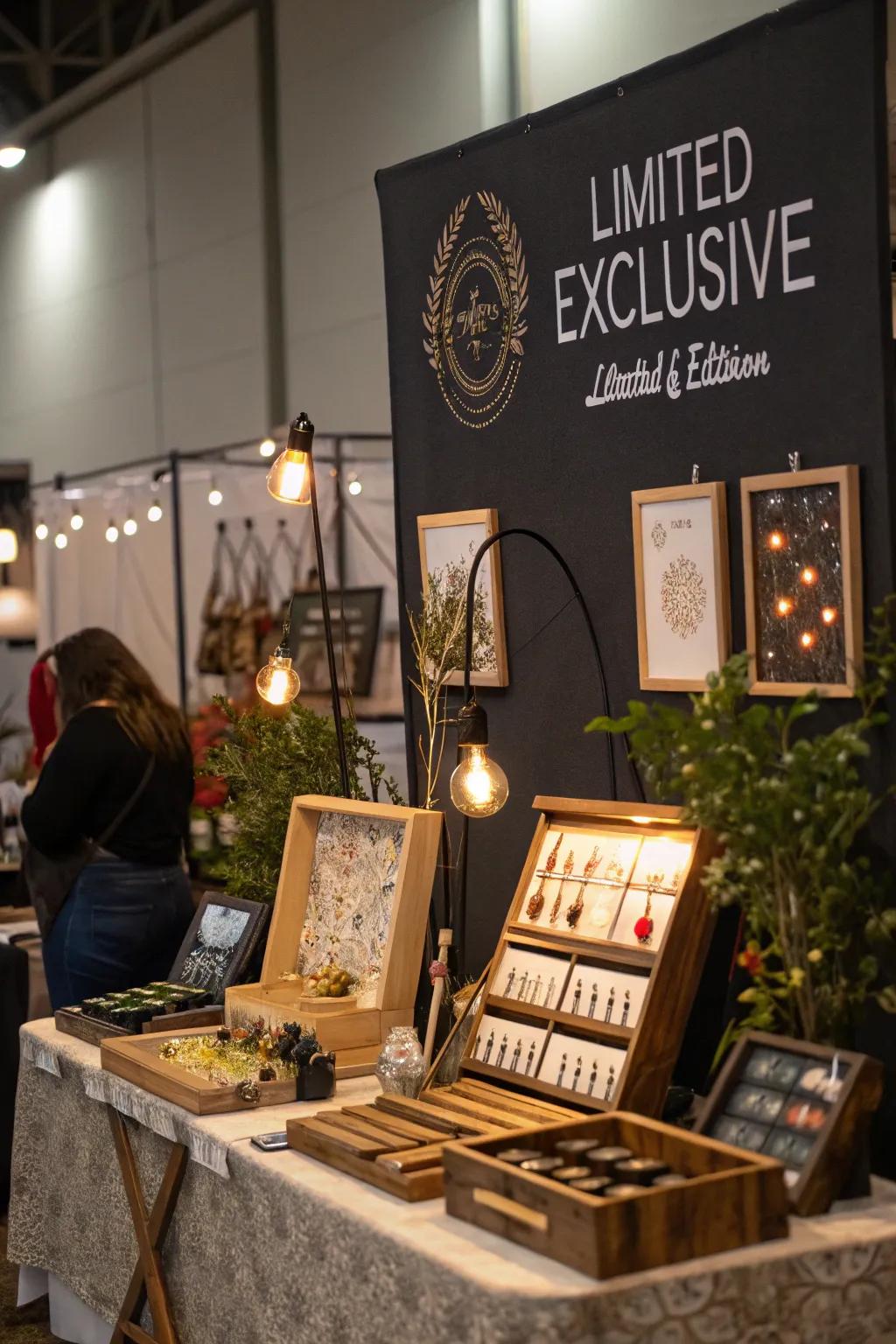 Special items building a feeling of urgency and curiosity.