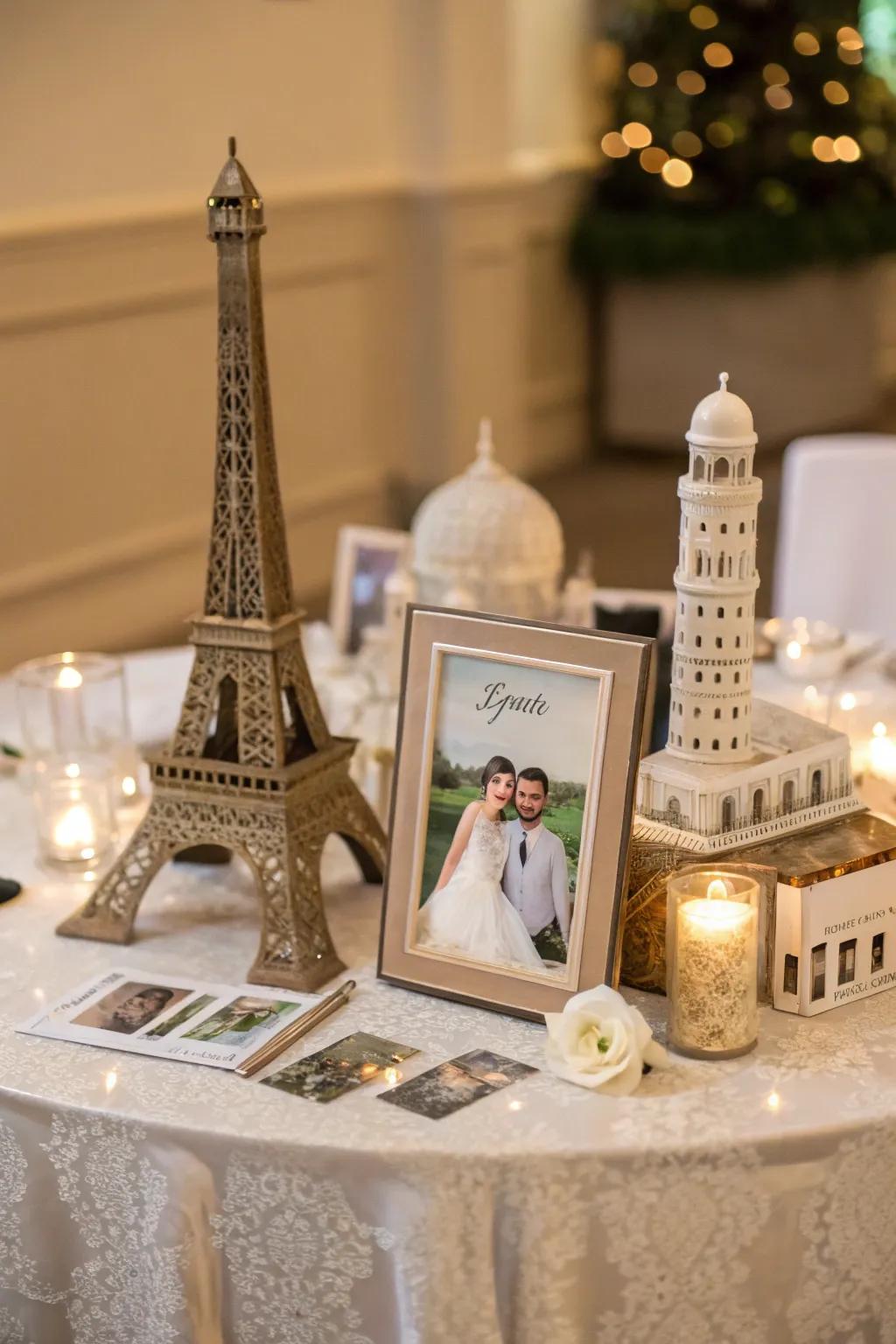Personalized nuances heighten the distinctive importance of this centerpiece.