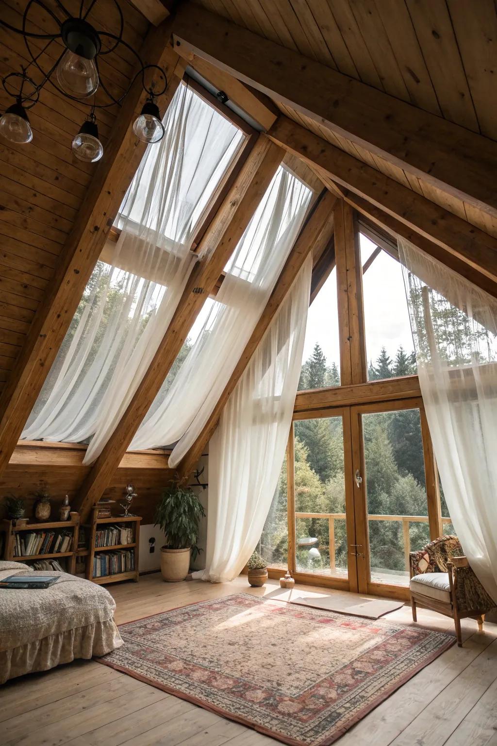 Roof windows can reinvent your attic as a radiant, welcoming haven.