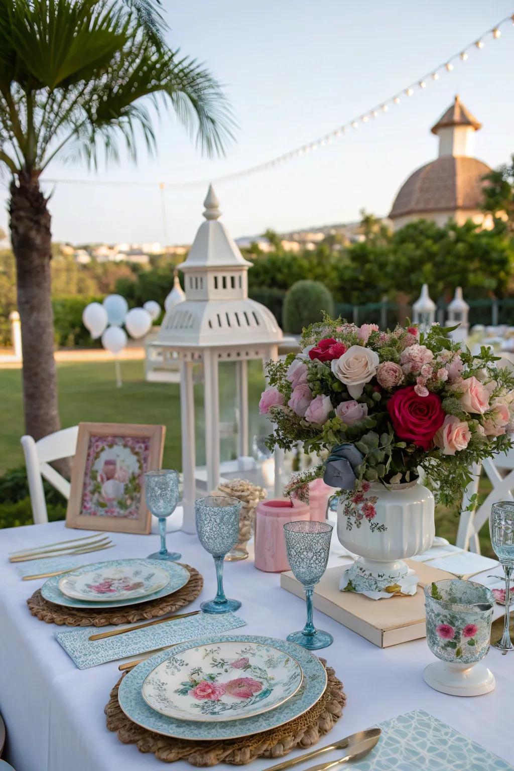 A themed tablescape enhances the festive mood of your celebration.