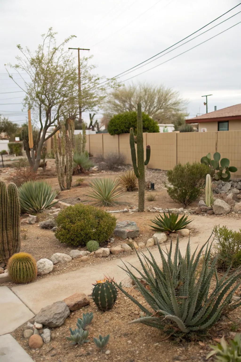 Desert flora imparts inherent charm and adaptability to your landscape.