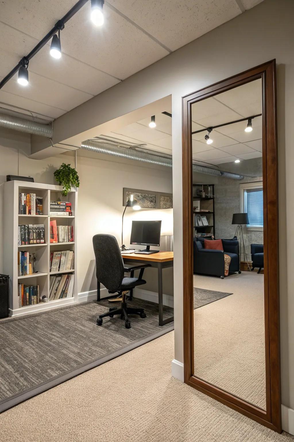 Mirrors can make any room feel brighter and bigger.