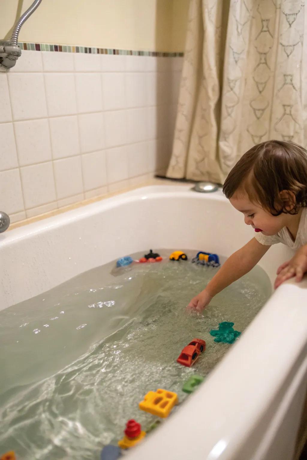 Transform bath time into an exciting treasure hunt adventure.