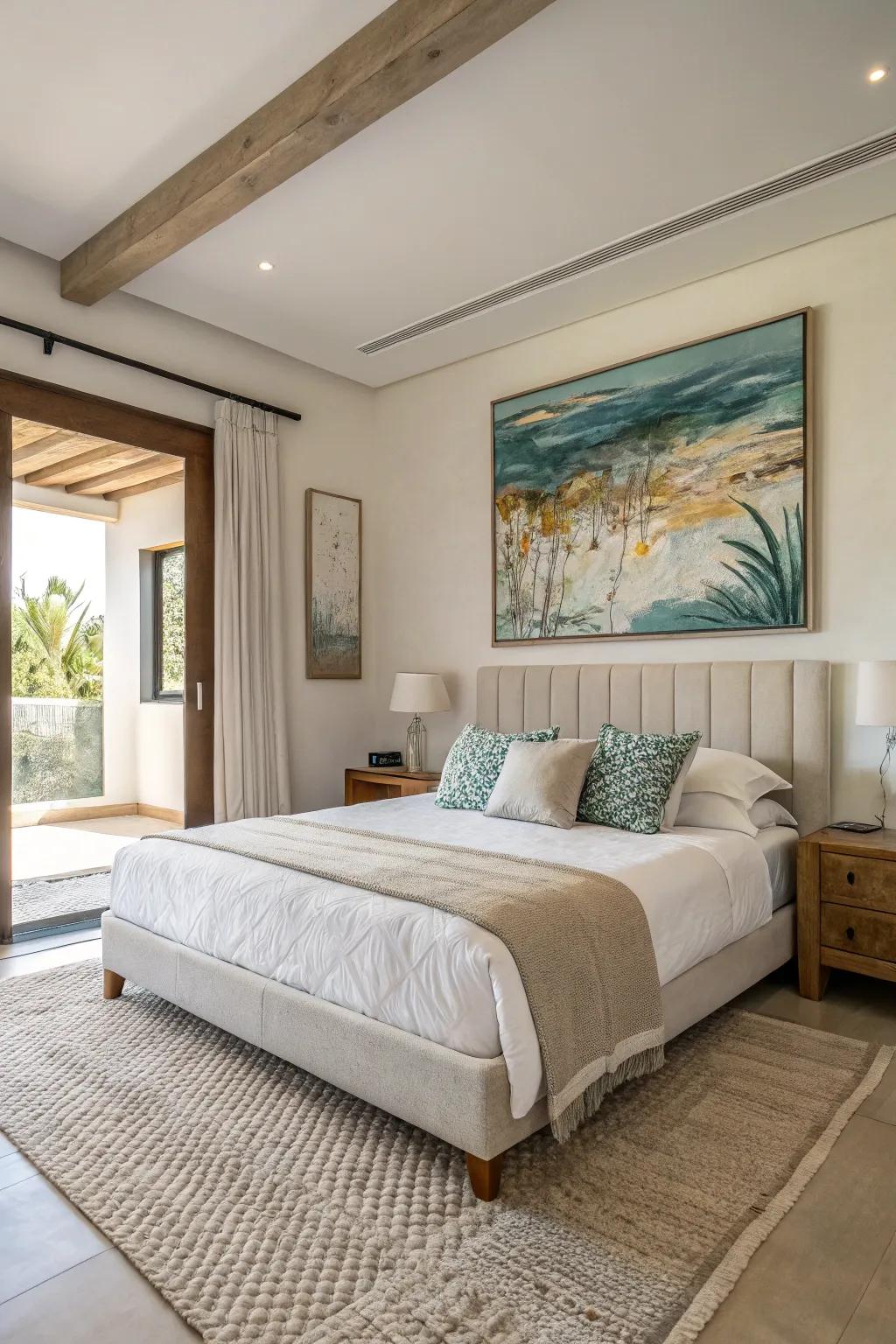 Enhance your personal space with an eye-catching piece of art.