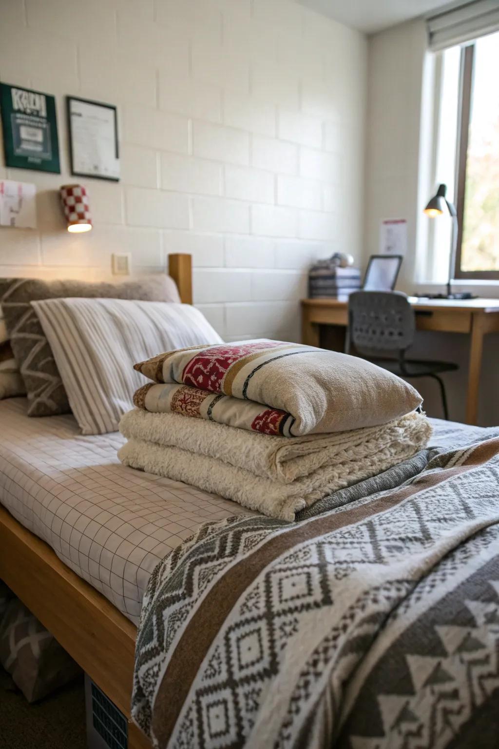 Layers of texture craft an inviting boho setting