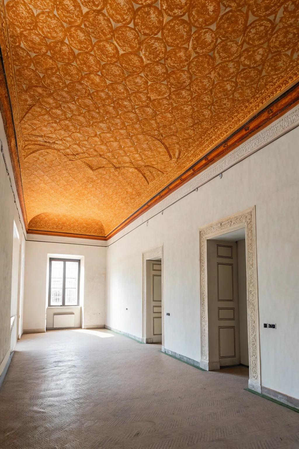Incorporate a dash of contemporary refinement with the understated orange peel texture.