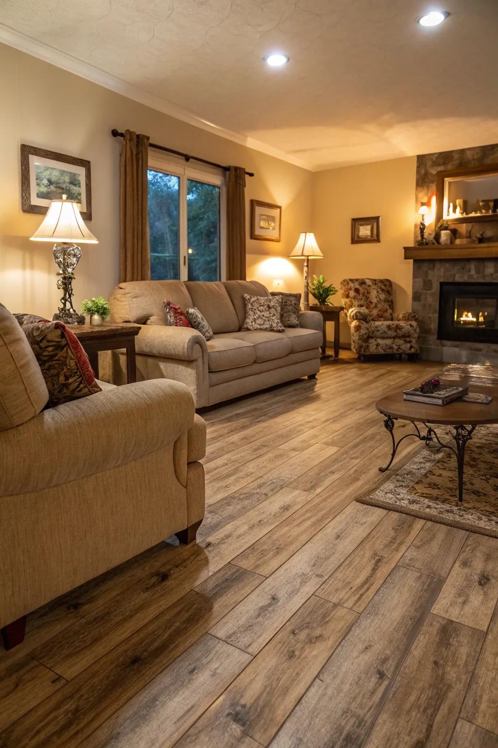 Laminate floorings: inexpensive class for your residence.