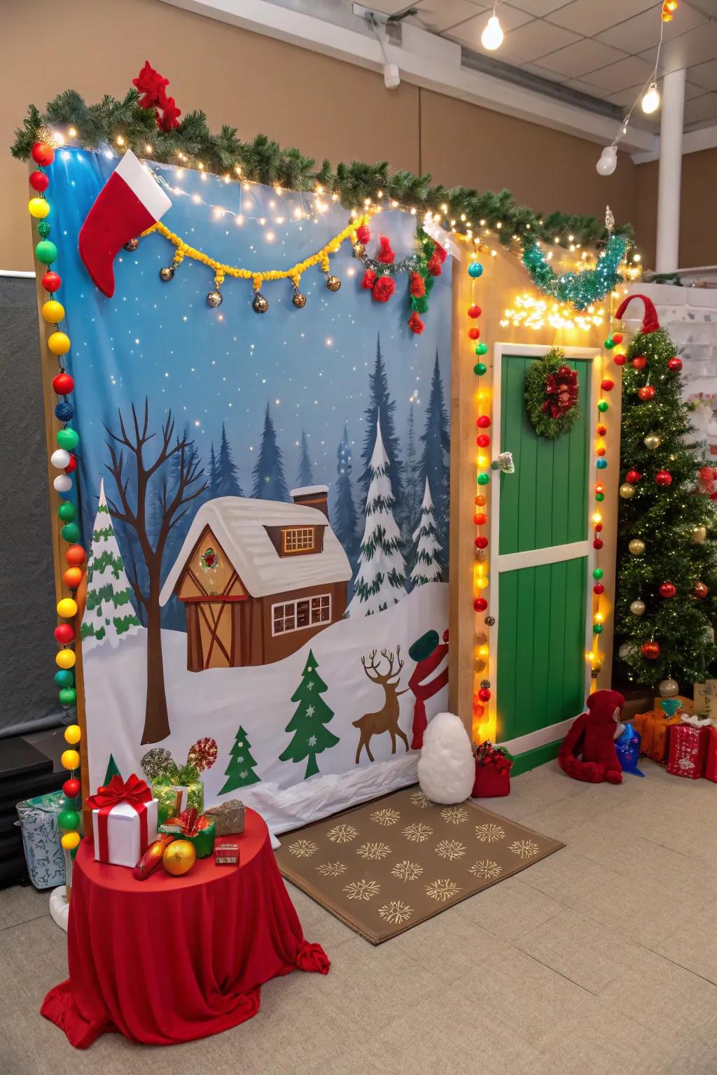 Arrange an exuberant snapshot booth to document blissful instances.