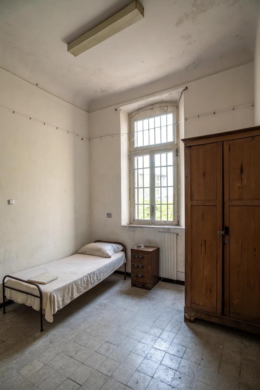 A simple bedroom aesthetic improves space and tranquility.