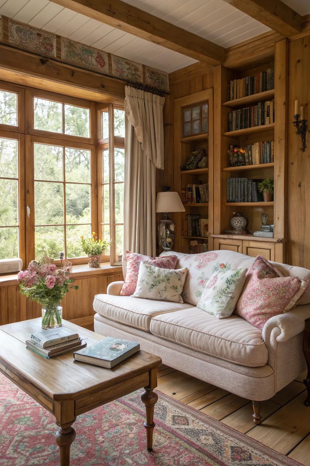 A welcoming space that encourages peace and comfort.