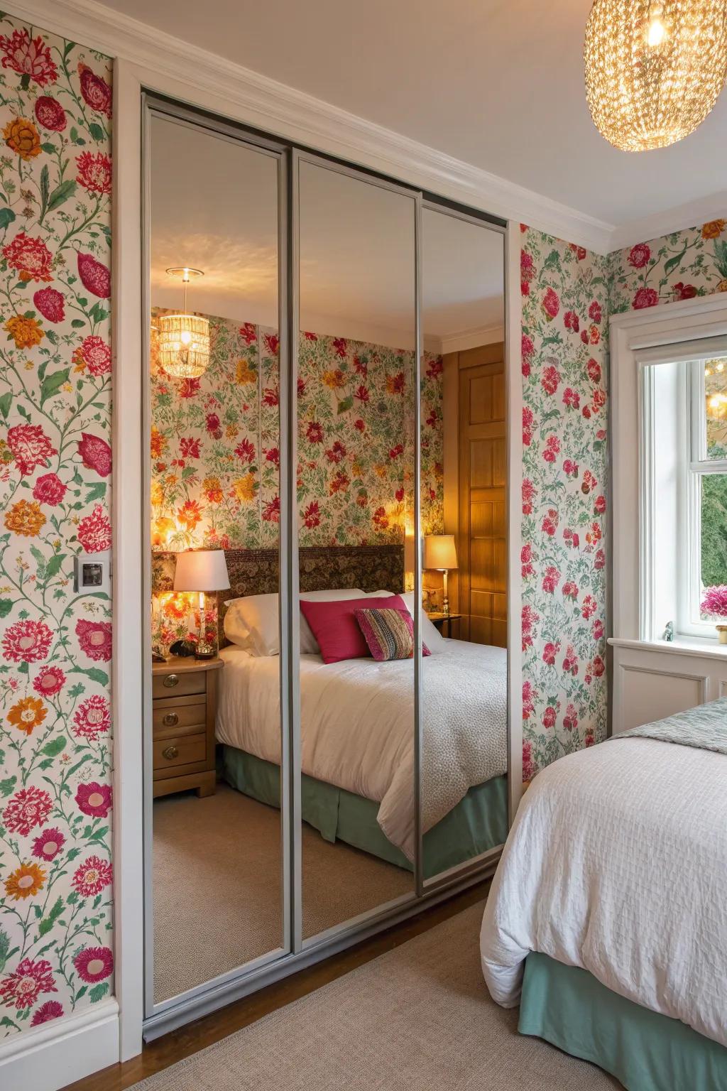 Adherent decorative paper delivers a daring and straightforward refresh.