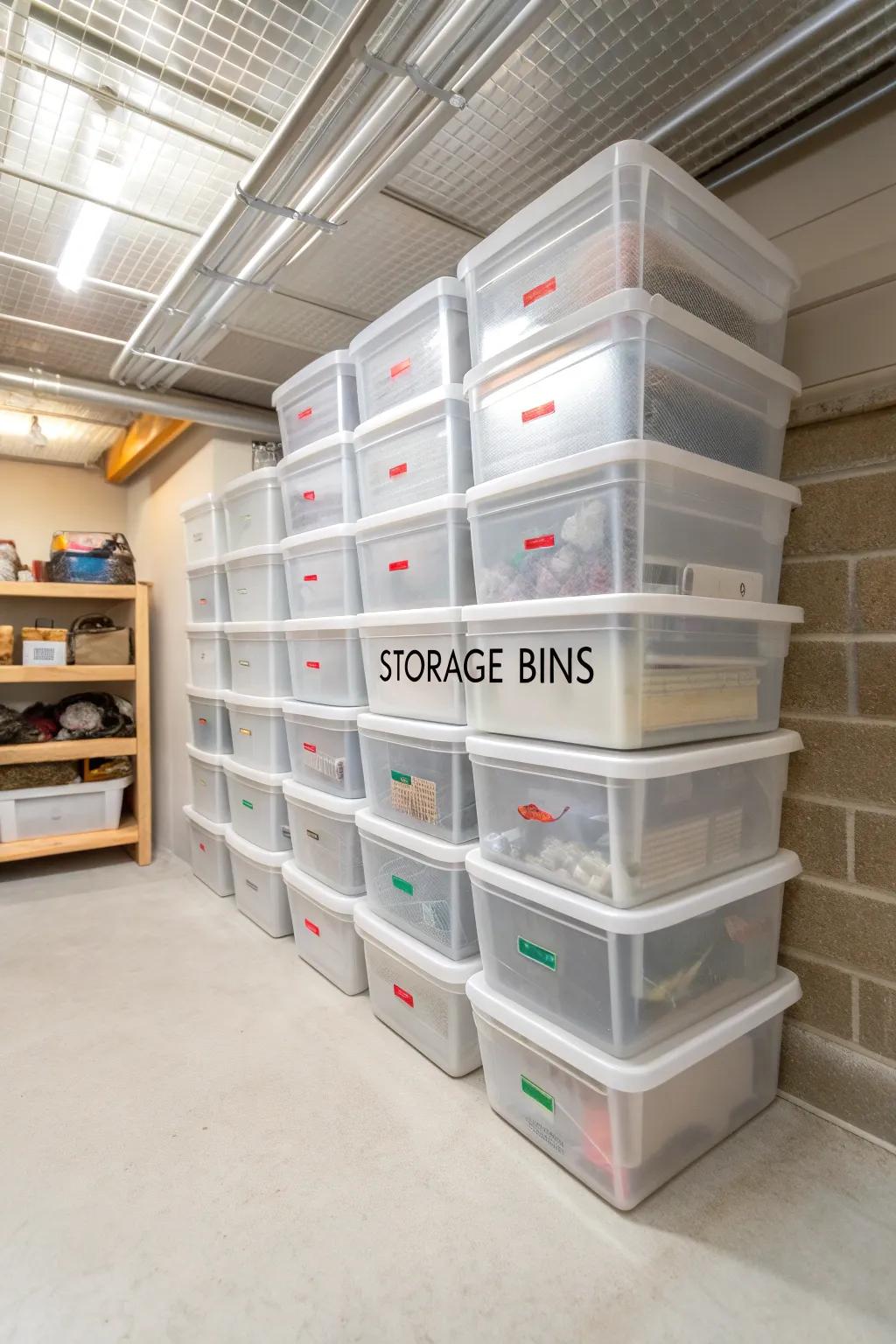 See-through cases make it easy to find what you need at a glance.