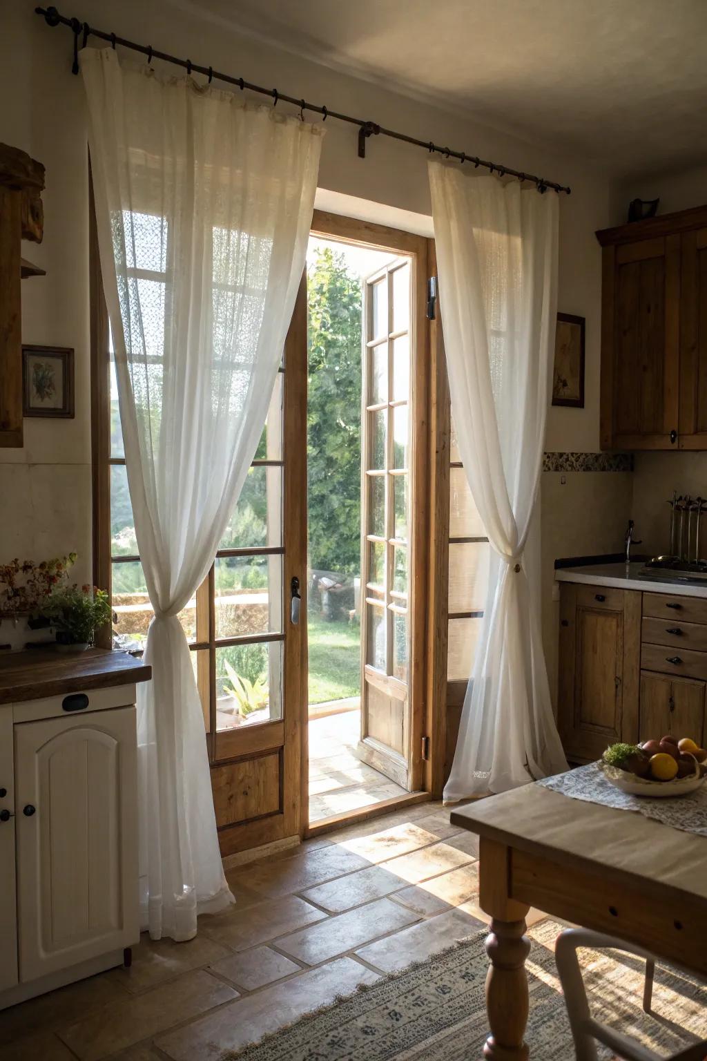 Light fabrics maintain a bright and airy atmosphere in your space.