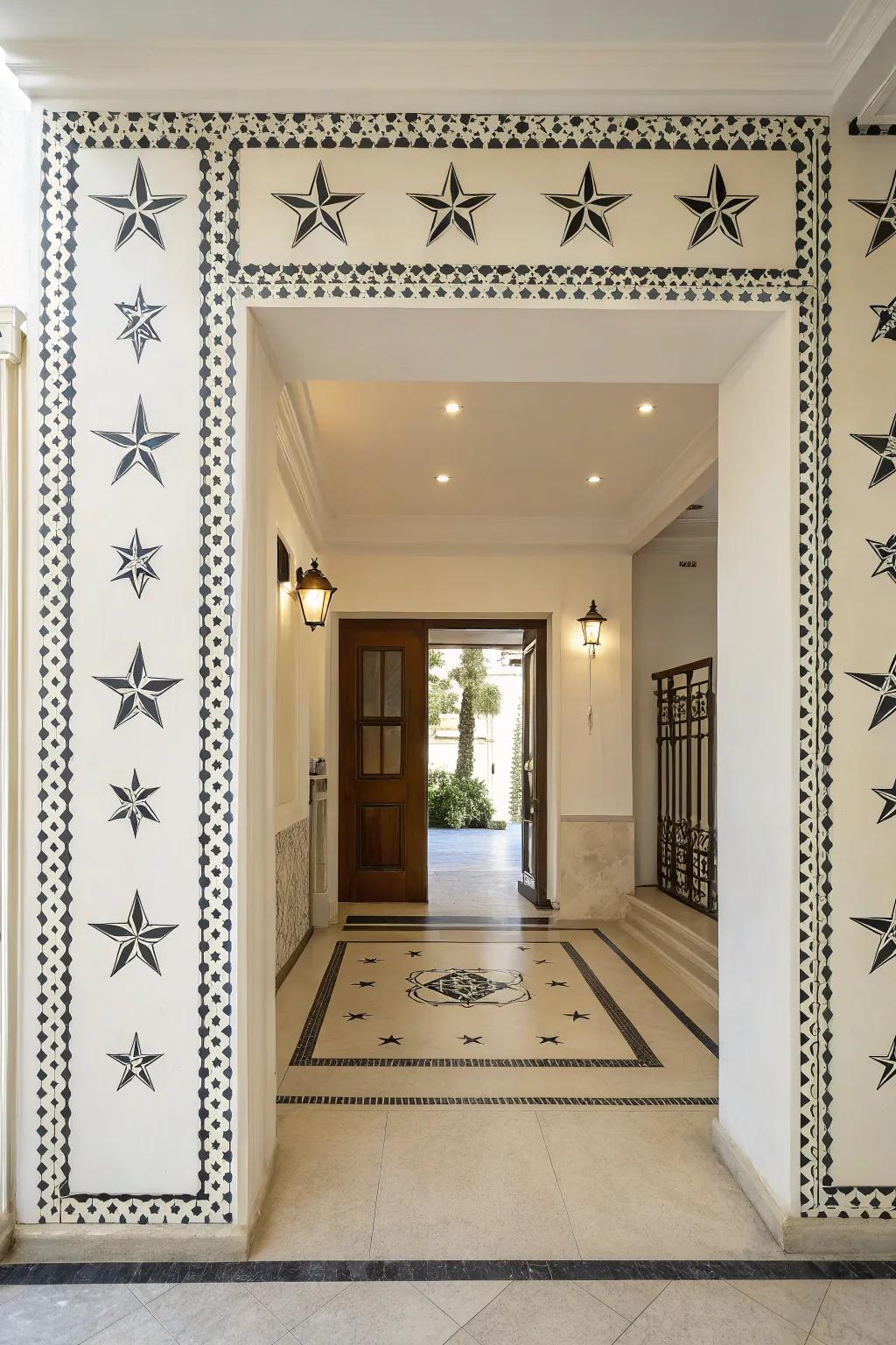 Minimalist patterns provide sophistication in an understated manner.