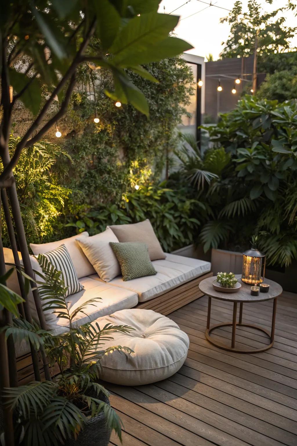 A snug corner ideal for unwinding and socializing.