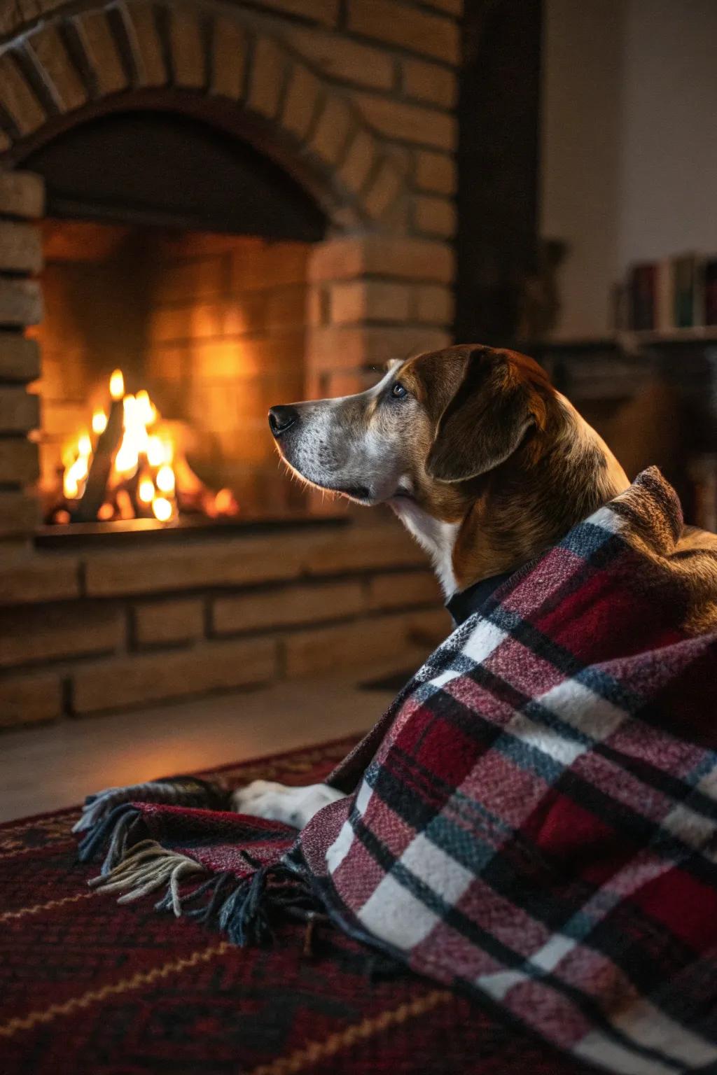 Treasured warm, intimate moments beside the fireplace.