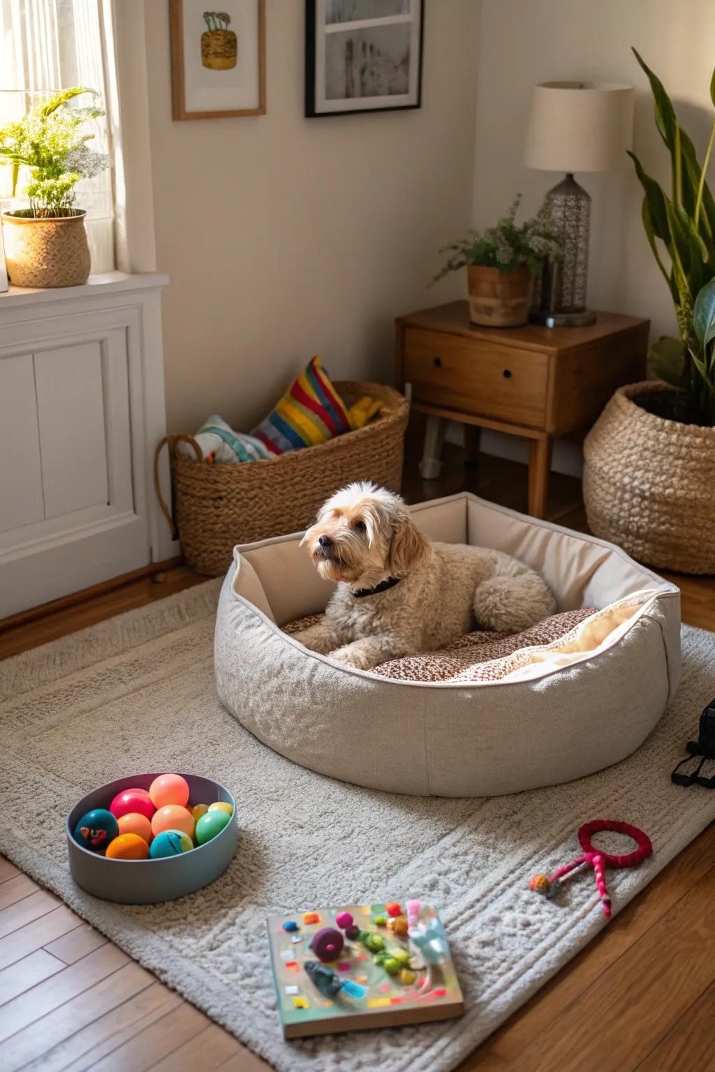 A comfy place for your furry best friend to get away from it all.