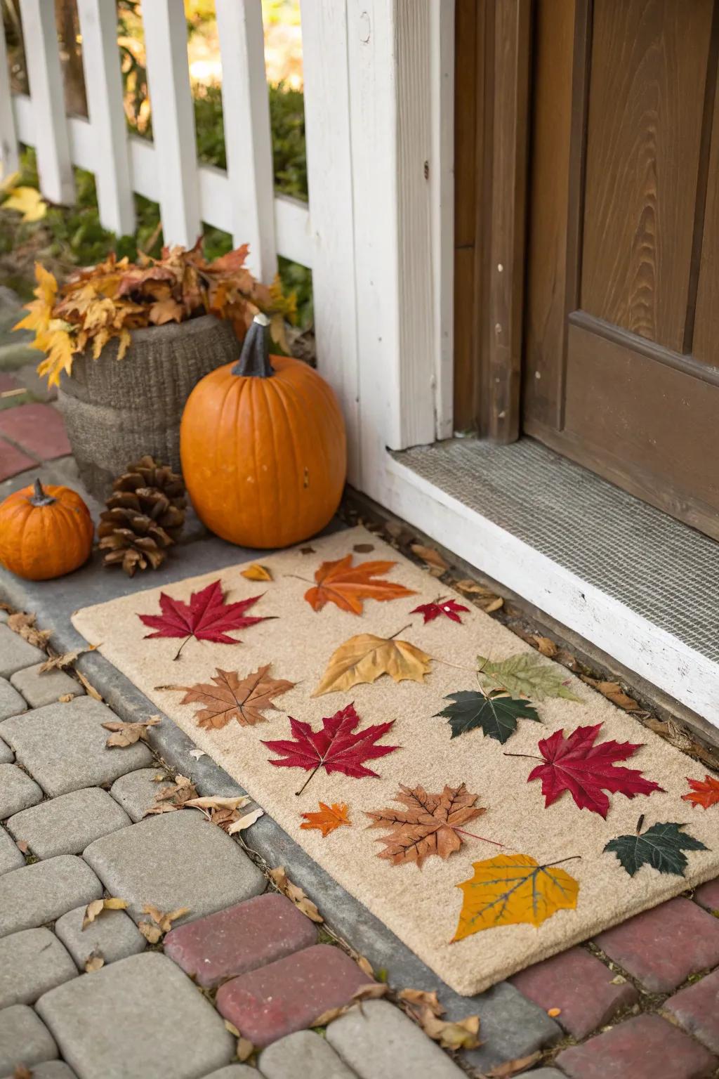 Seasonal doormats infuse festive charm into your entrance
