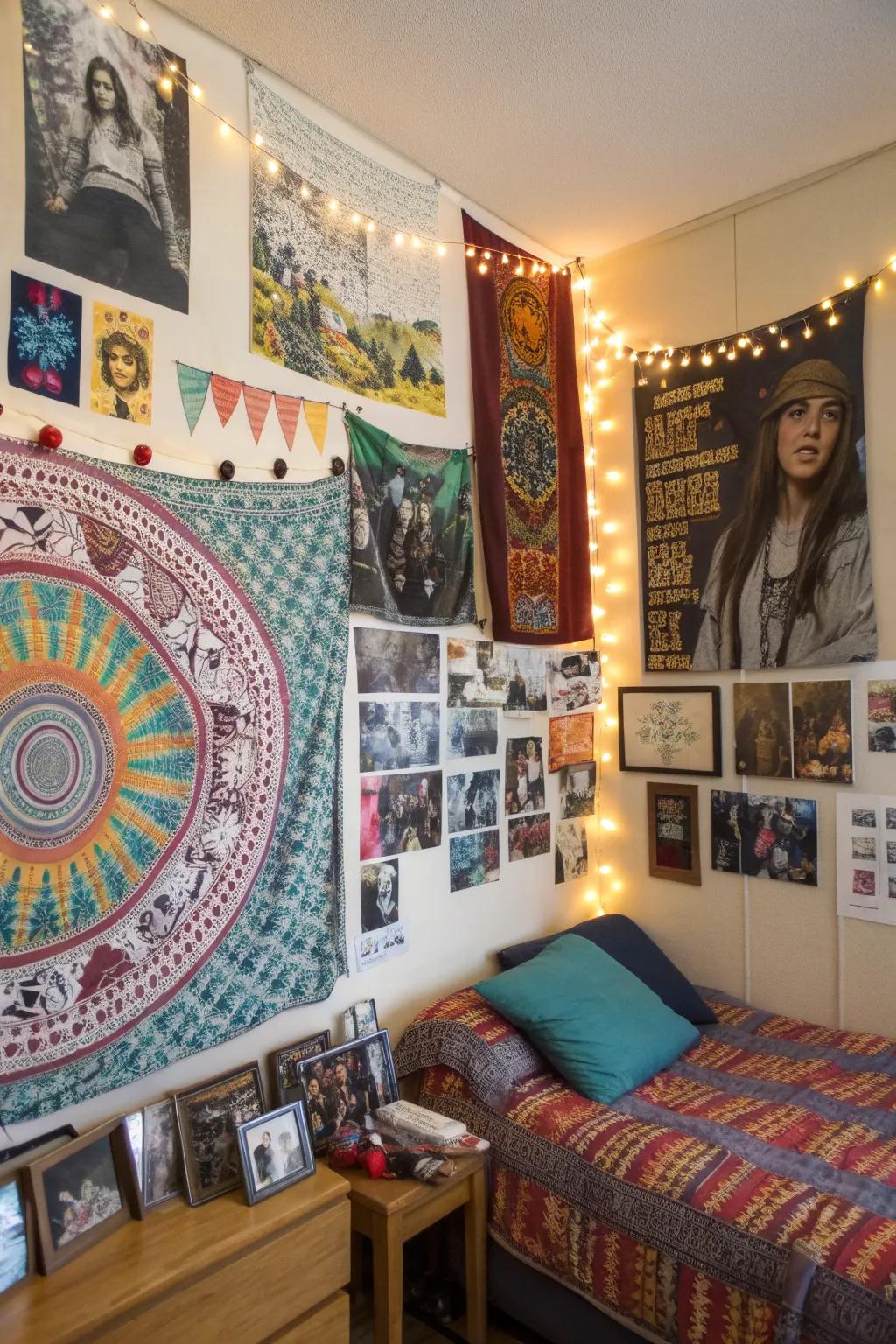 Transform your dorm room walls with personalized art.
