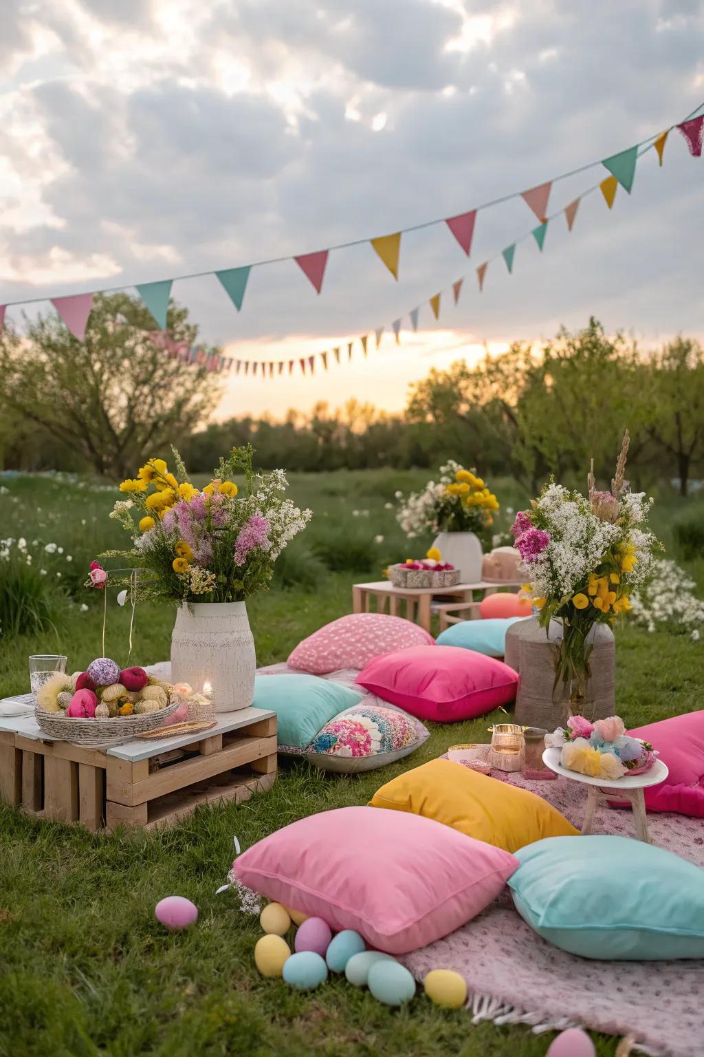 An exterior Easter leisurely repast is the quintessential means to savor the vernal sunlight.