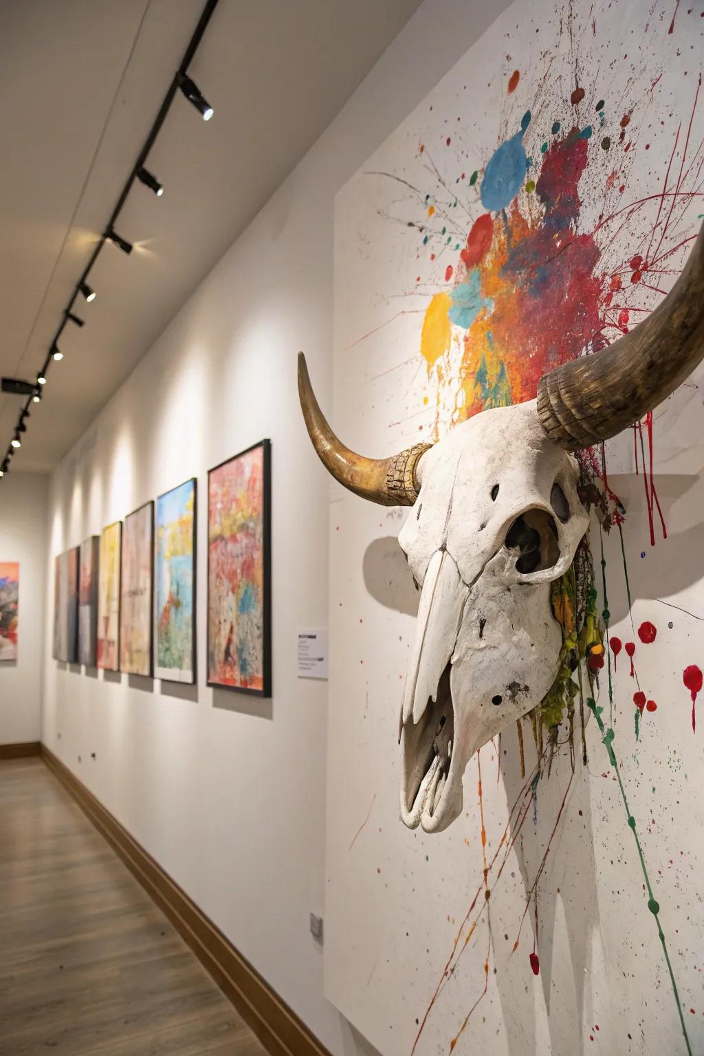 Abstract designs offer a modern interpretation of classic decor.