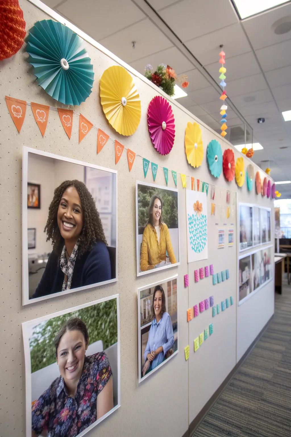 A focused photo display featuring inspirational mottos to boost team morale.