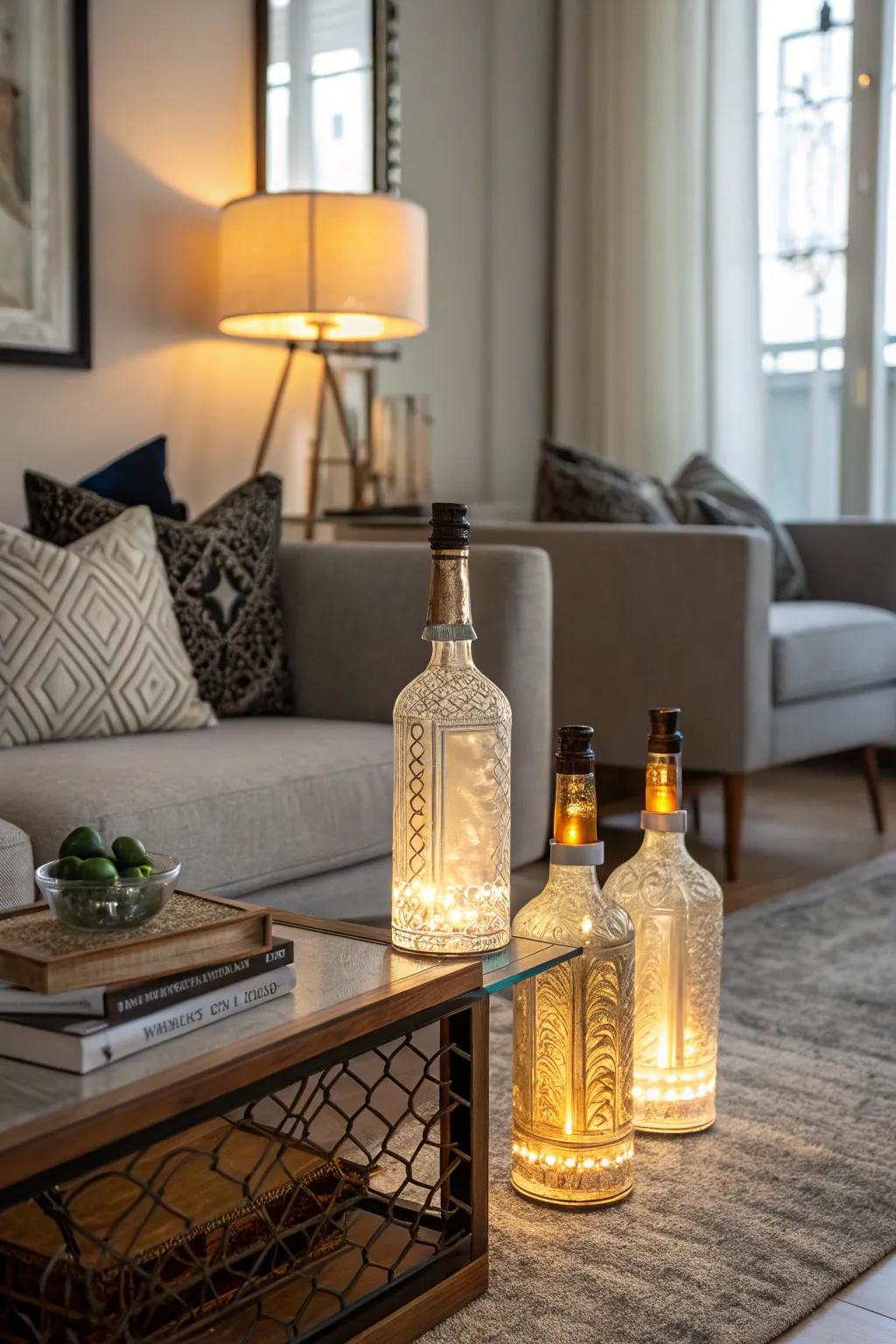 Container lamps create a warm and inviting ambiance in any space.