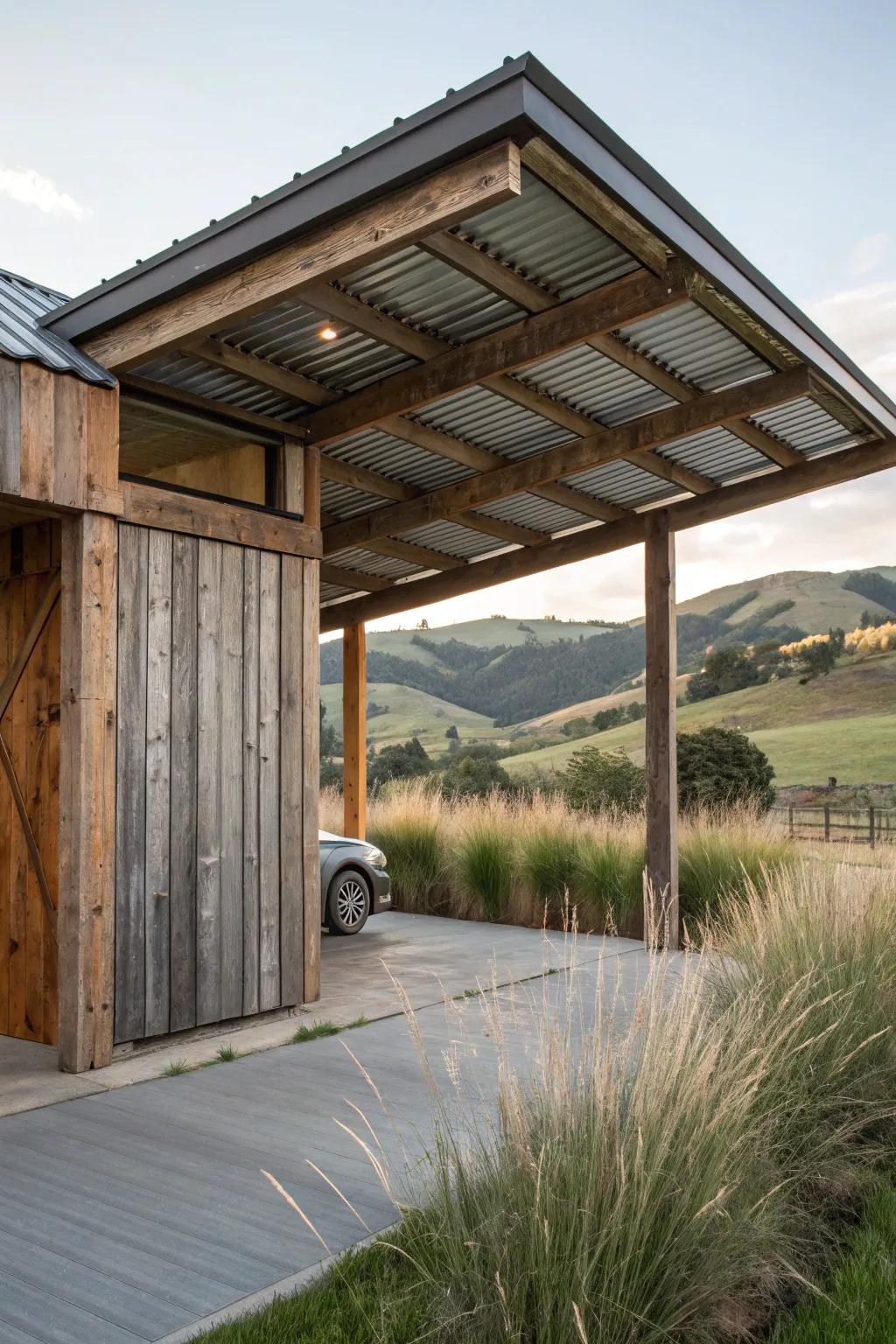Attain a one-of-a-kind aesthetic via DIY using reclaimed resources.