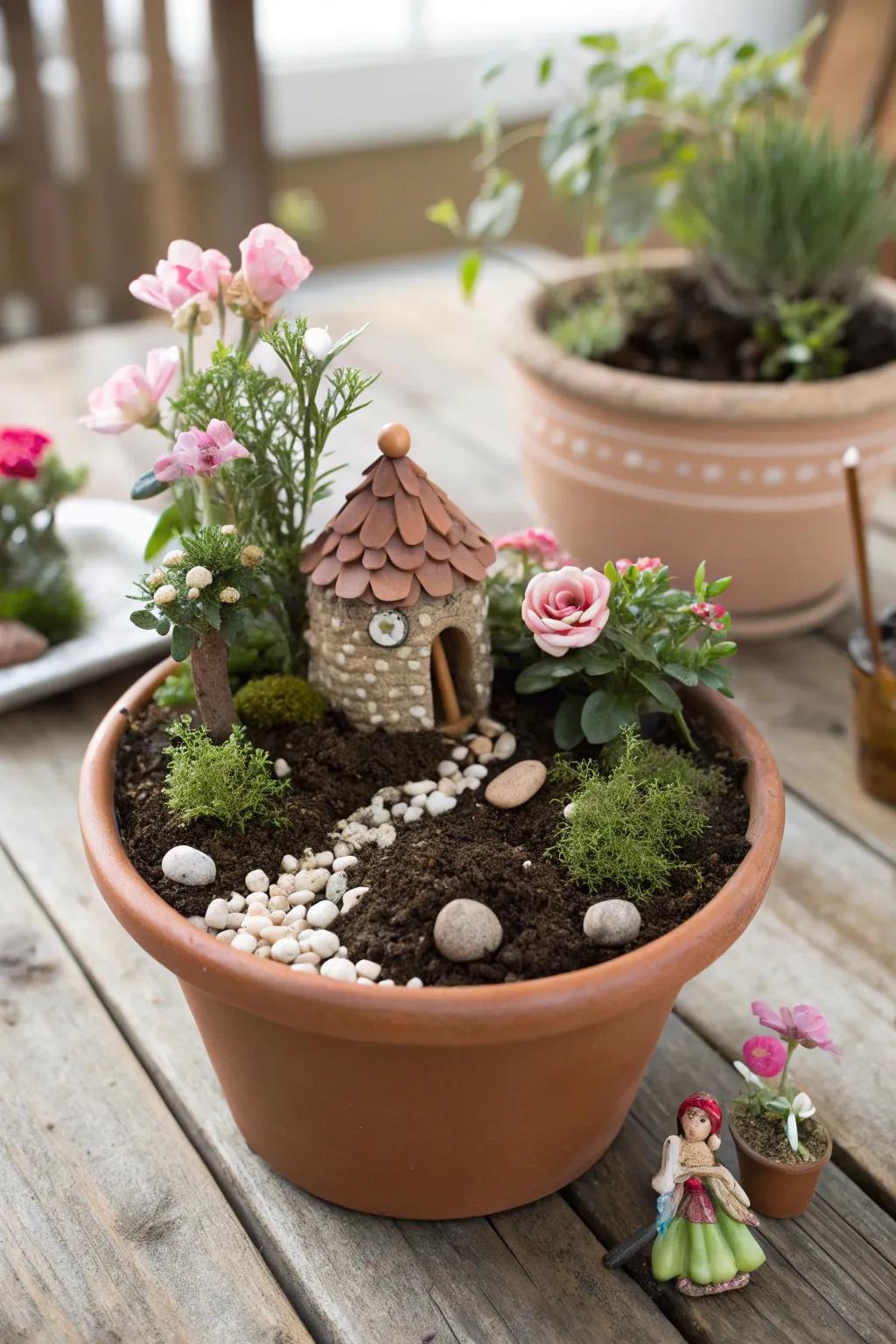 Design your own enchanted realm with a pocket-sized fairy sanctuary kit - where imagination blossoms!