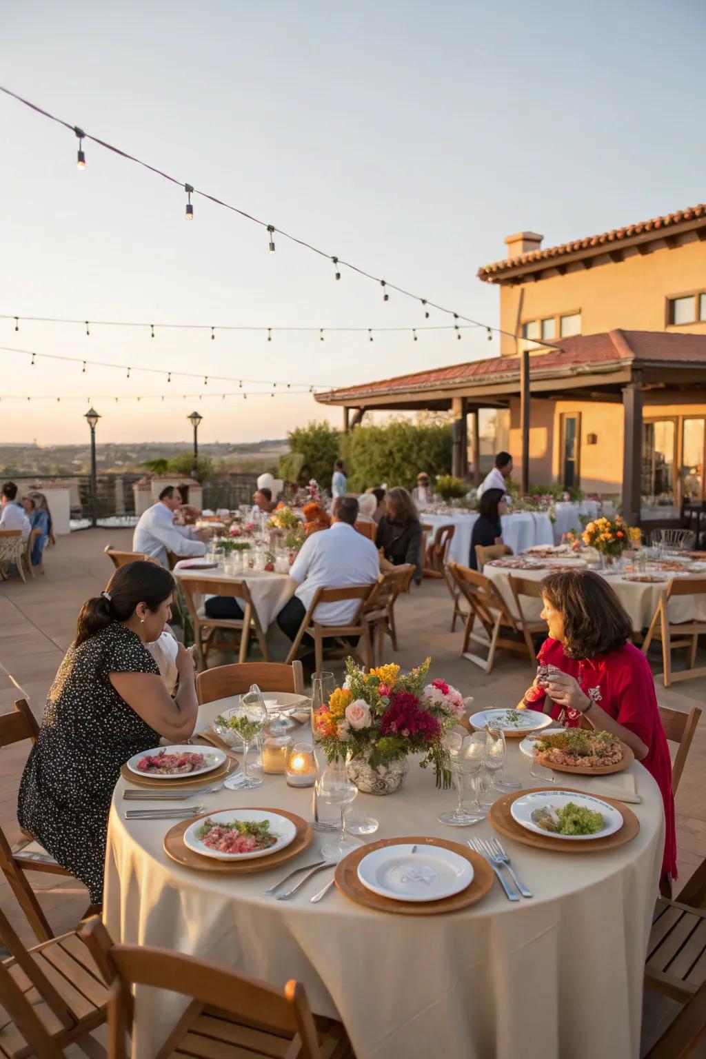 A shared area perfect for family bonding and celebrations.