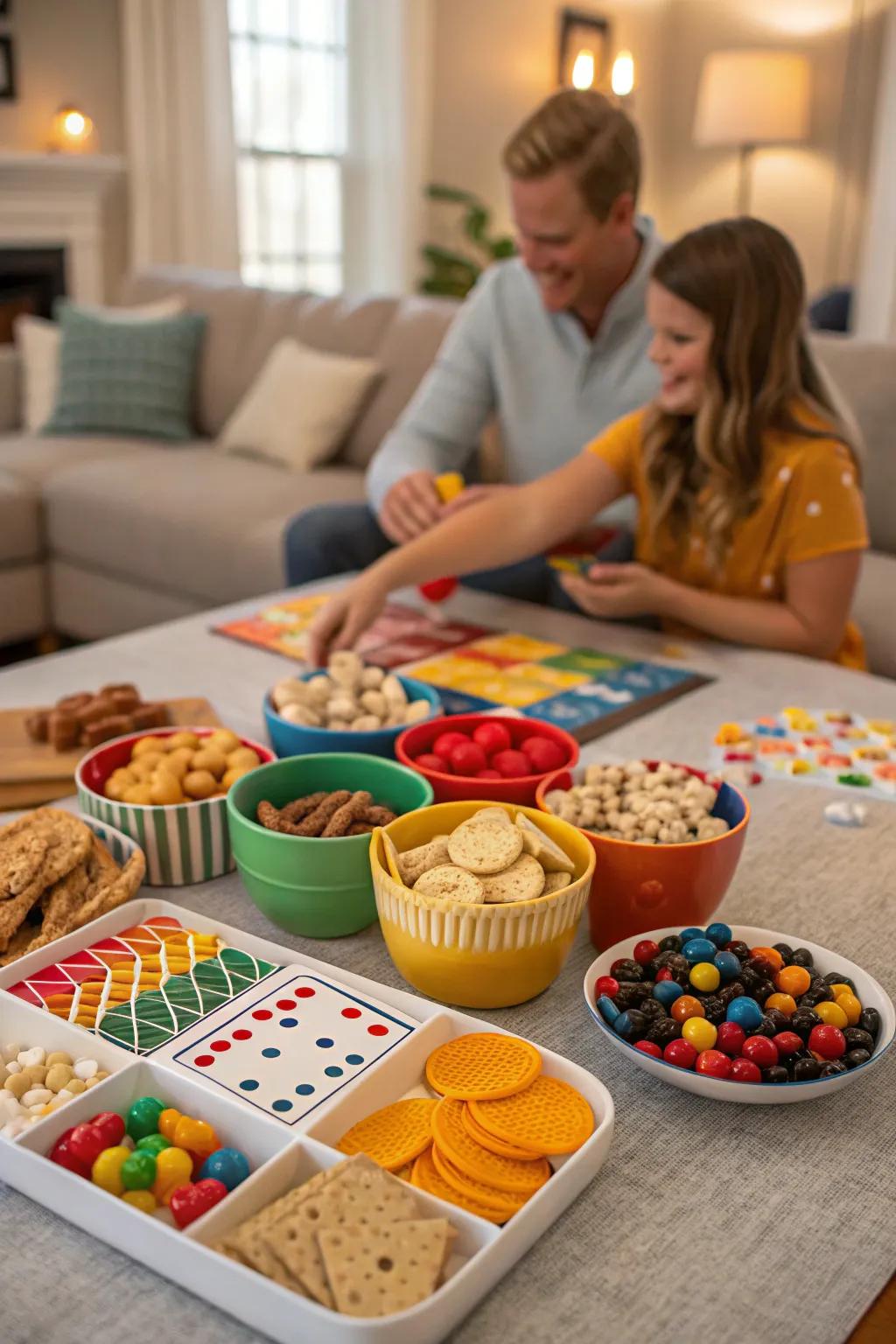 Themed treats add a tasty dimension to family game night.