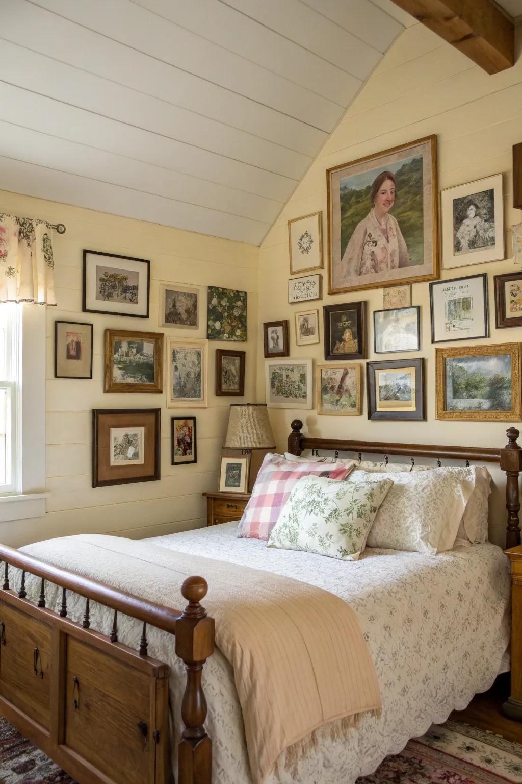 Make your walls personal with a curated display.