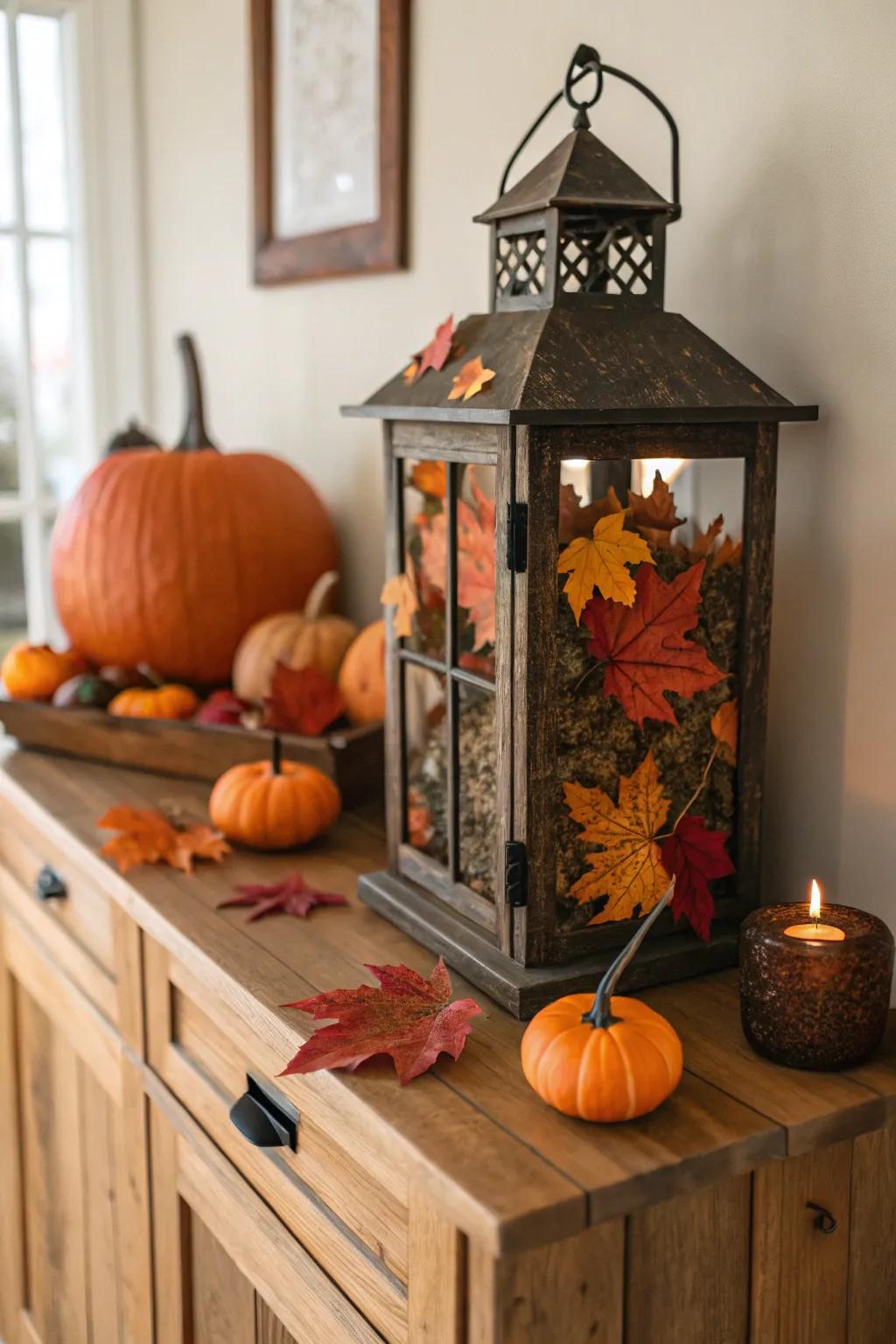 Enrich lanterns with periodic décor for an invigorated aesthetic.